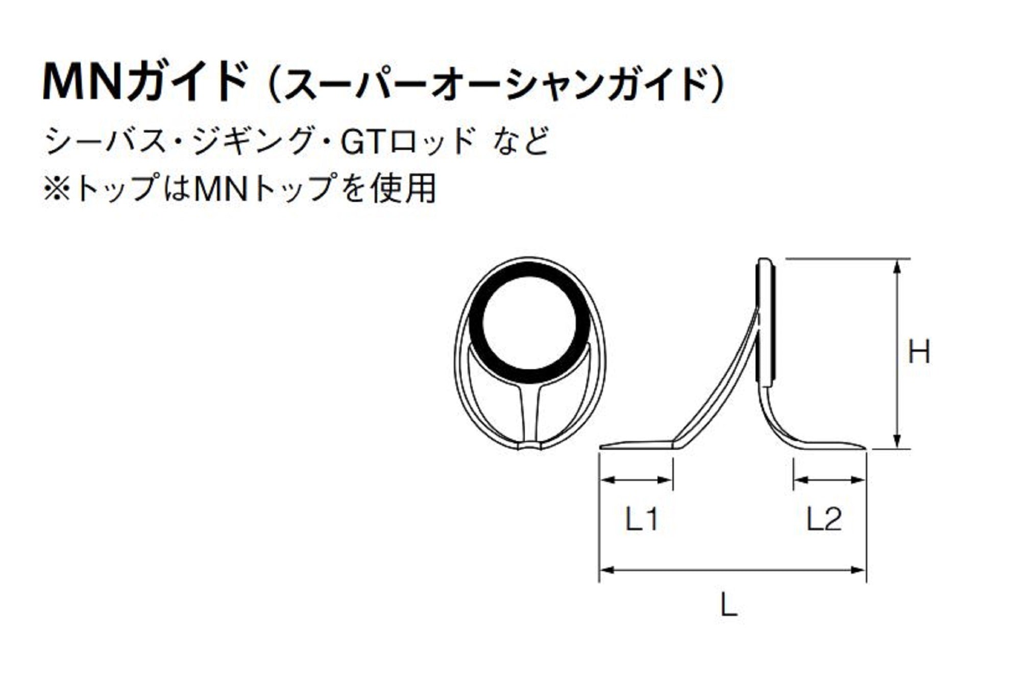 Fuji PMNSG Size 40 Rod Guide Stainless Frame SIC x 1 (2155)