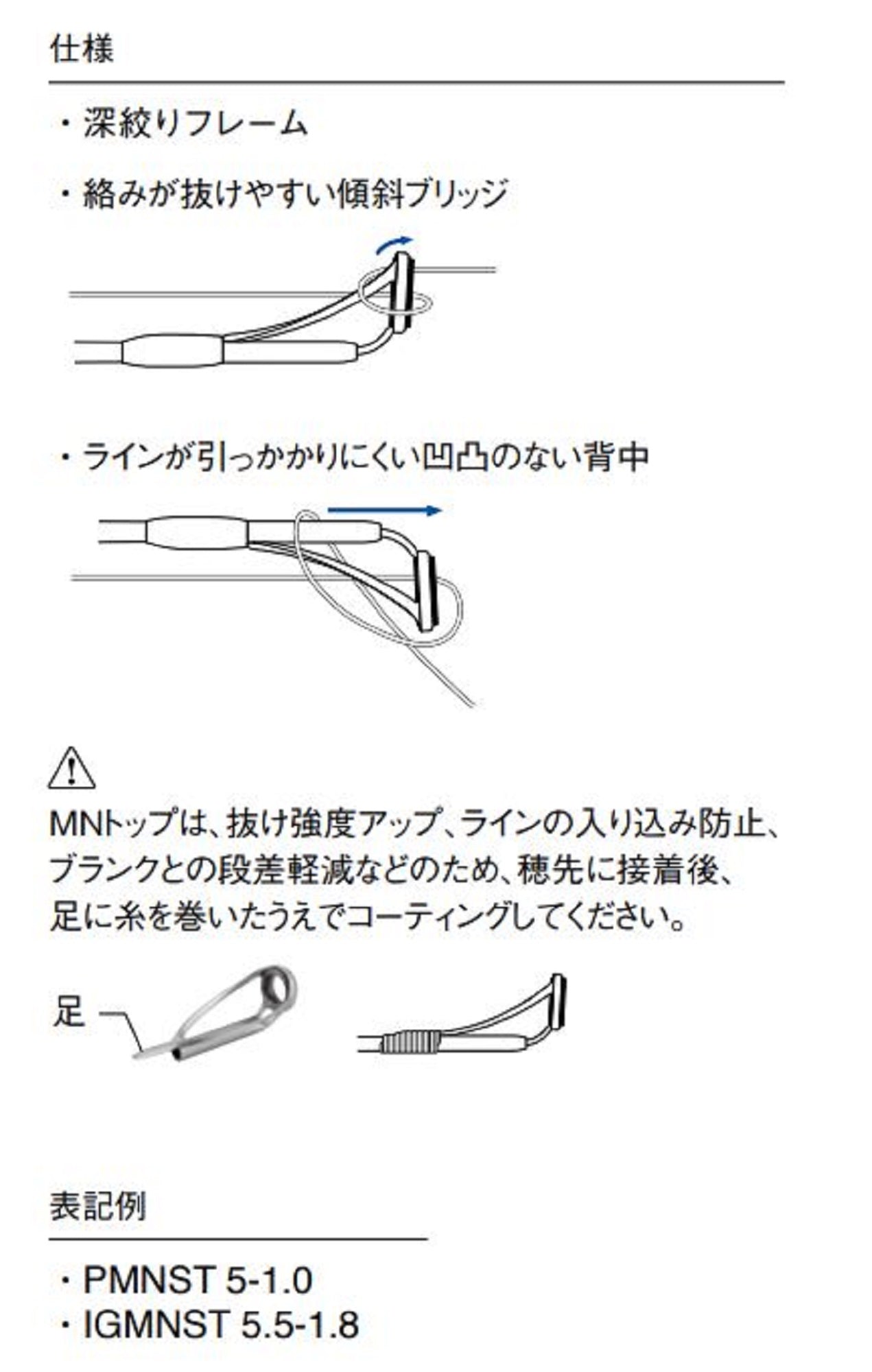 Fuji PMNST Size 10-2.8 Rod Top Guide Stainless Frame SIC x 1 (2216)