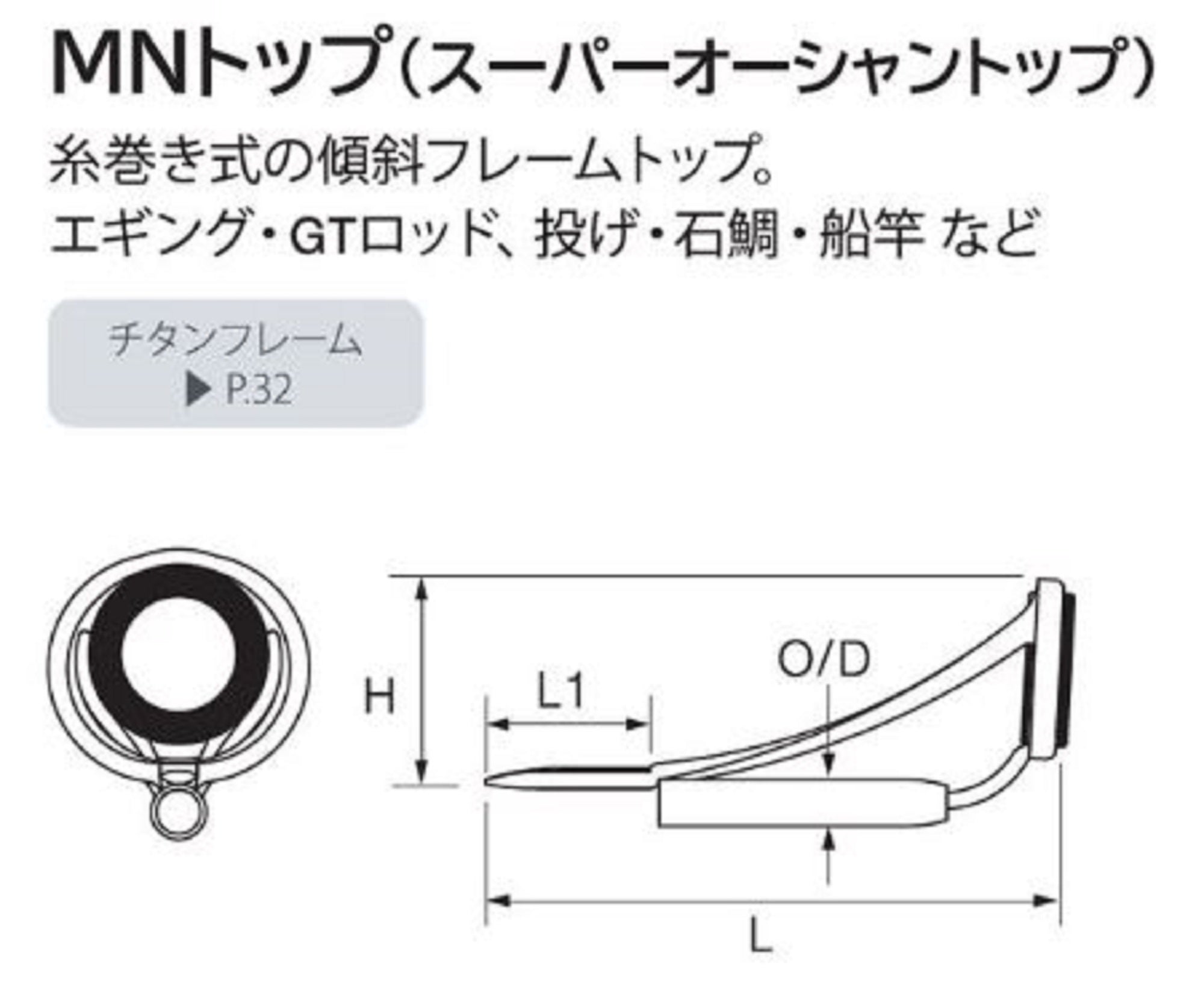Fuji PMNST Size 5-1.6 Rod Top Guide Stainless Frame SIC x 1 (2551)