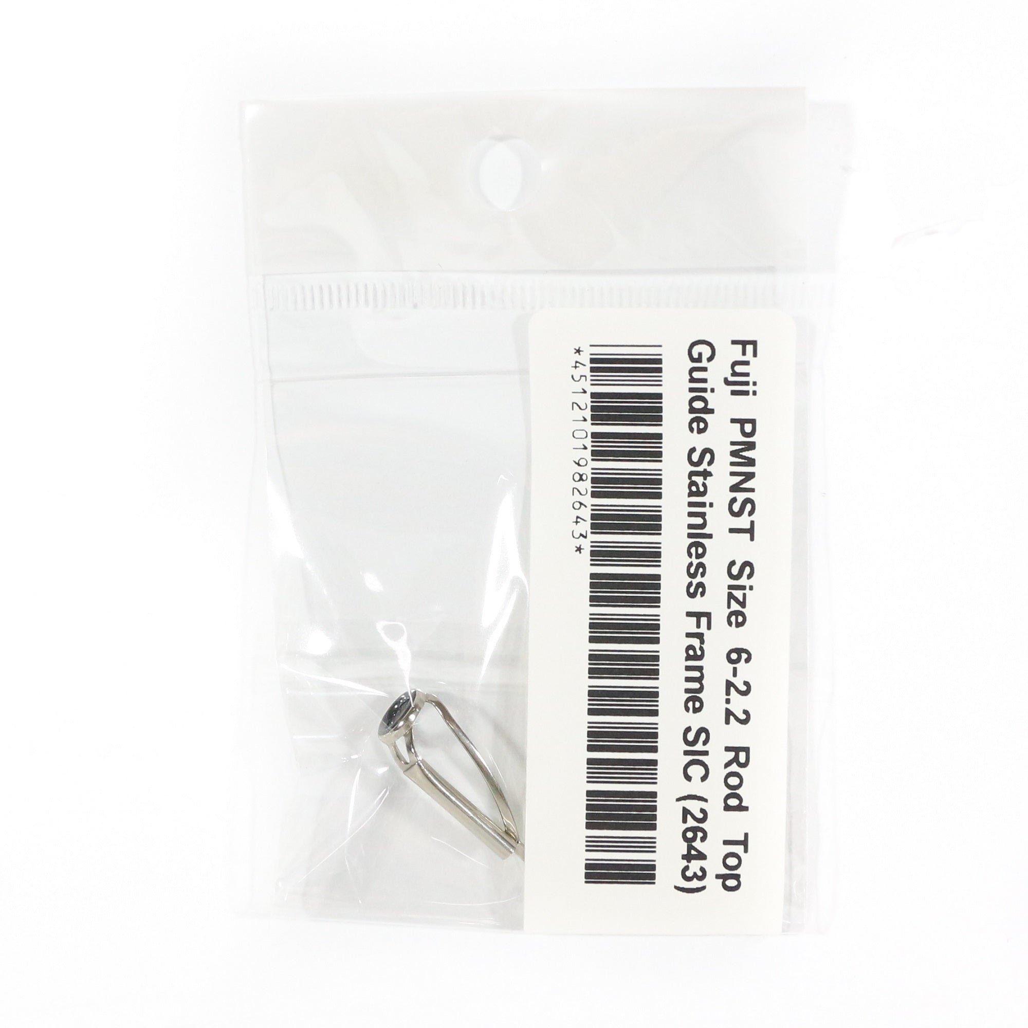 Fuji PMNST Size 6-2.2 Rod Top Guide Stainless Frame SIC x 1 (2643)