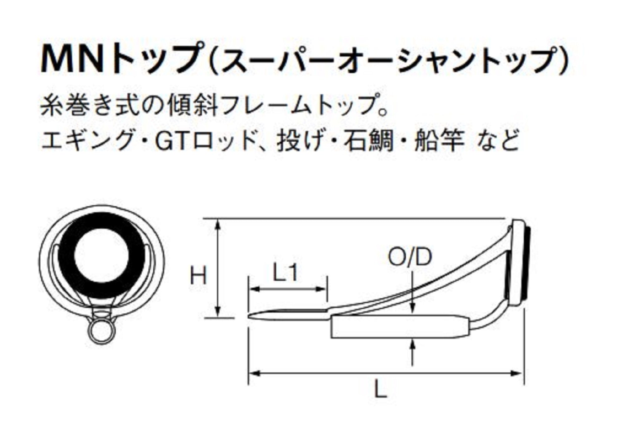Fuji PMNST Size 8-2.8 Rod Top Guide Stainless Frame SIC x 1 (2742)