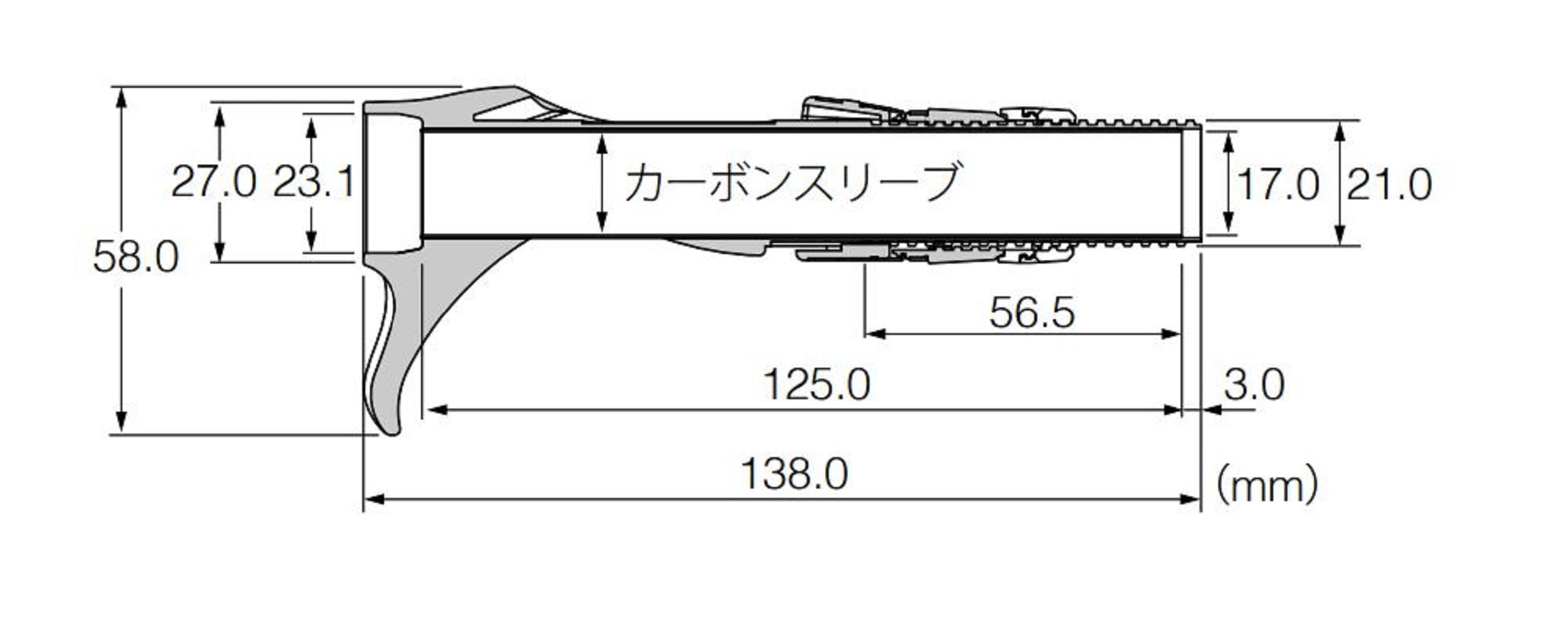 Fuji B-PLSSDG18IC-17.0CS Reel Seat for Baitcast Set (4326)