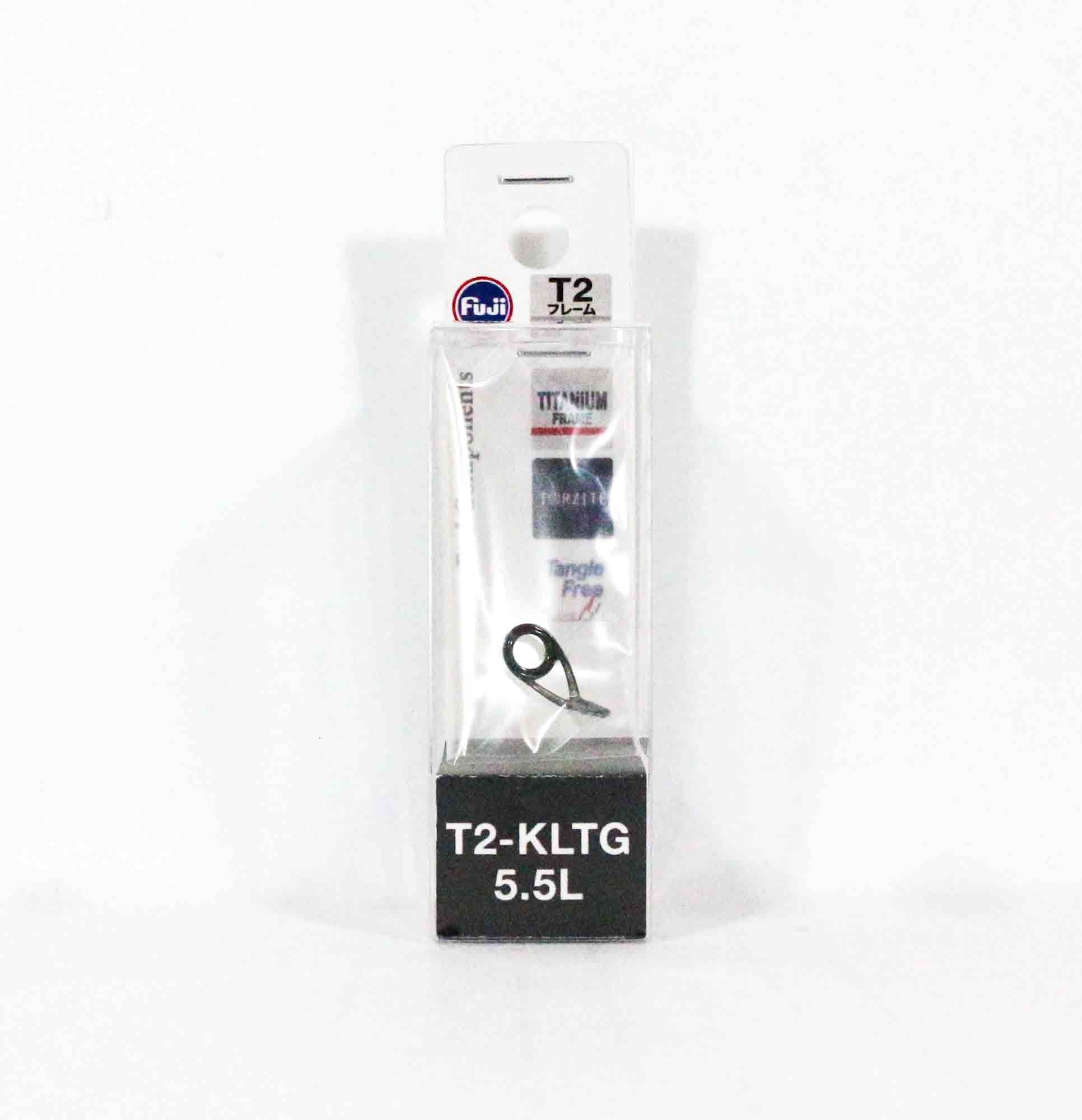 Guide de canne Fuji T2-KLTG taille 5,5 L, cadre Torzite Titanium K x 1 Guide de canne Fuji T2-KLTG taille 5,5 L, cadre Torzite Titanium K x 1