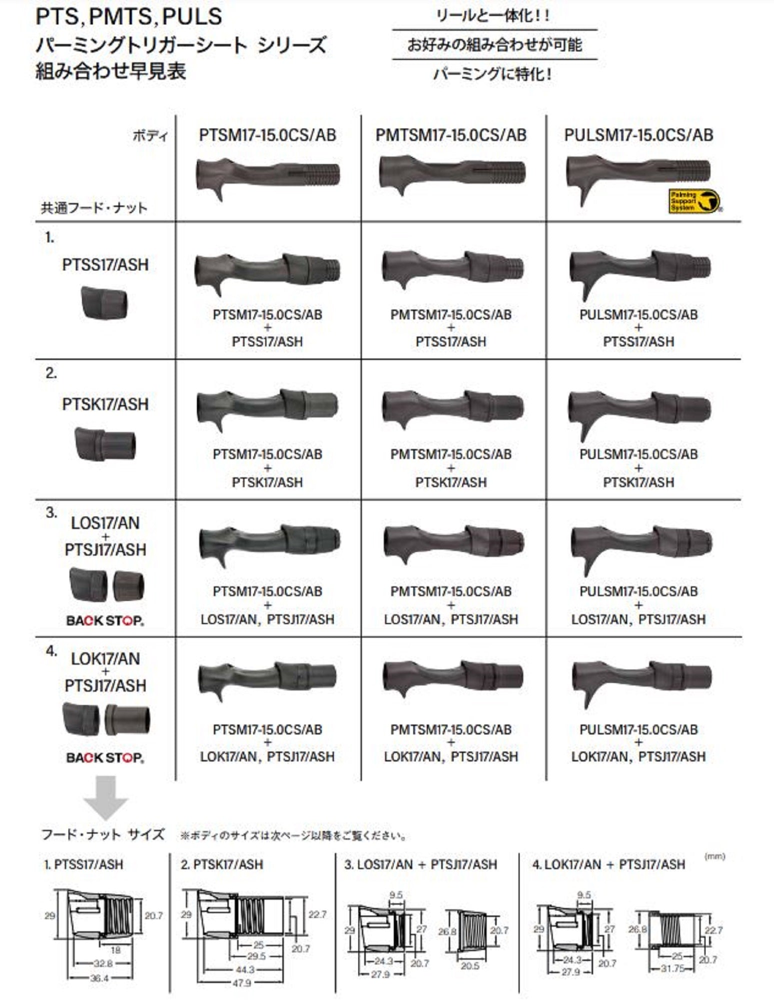 Fuji PTSJ 17/ASH Triple Rail Hood For Backstop (1249)