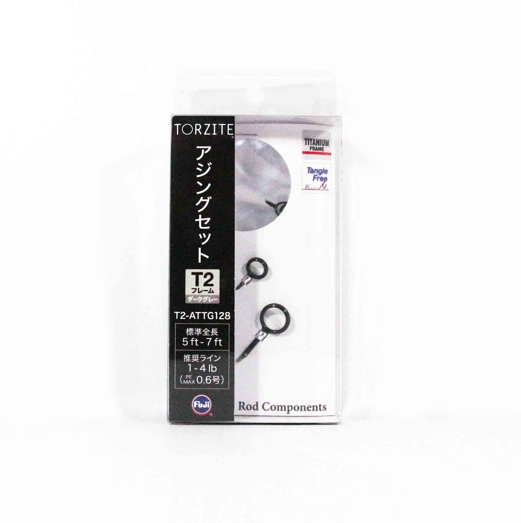 Fuji T2-ATTG Size 128 Rod Guide Torzite Titanium Frame Set (2932)