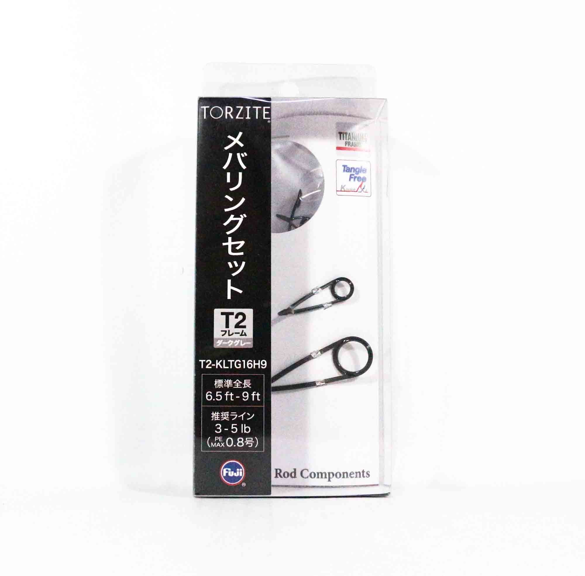 Fuji T2-KLTG Size 16H9 Rod Guide Torzite Titanium Frame Set (2956)