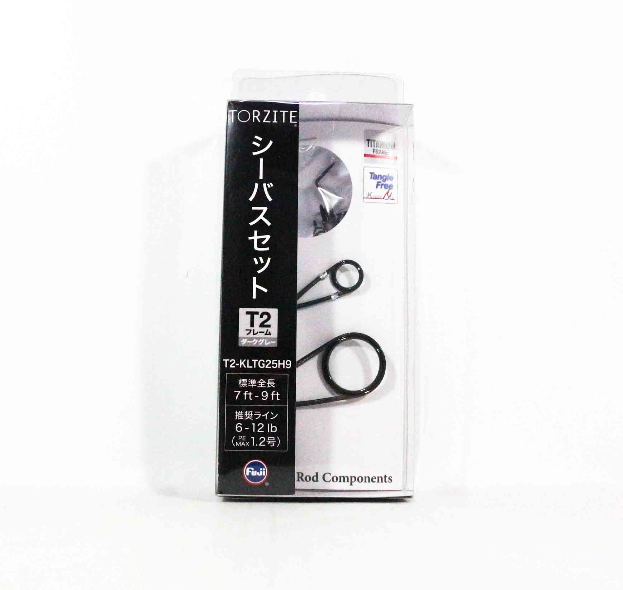 Fuji T2-KLTG Size 25H9 Rod Guide Torzite Titanium Set (2963)