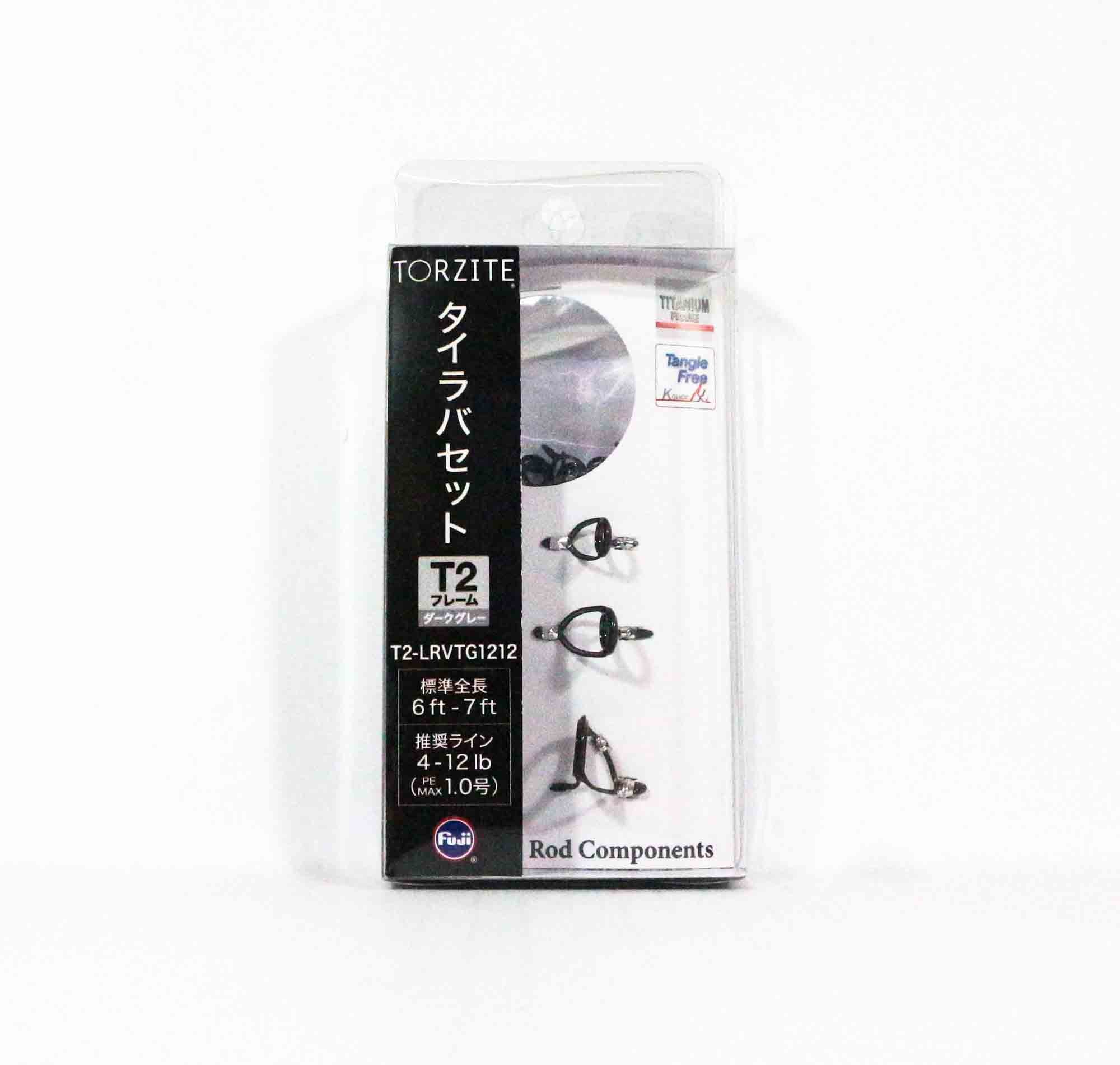 Fuji T2-LRVTG Size 1212 Rod Guide Torzite Titanium Frame Set (2987)