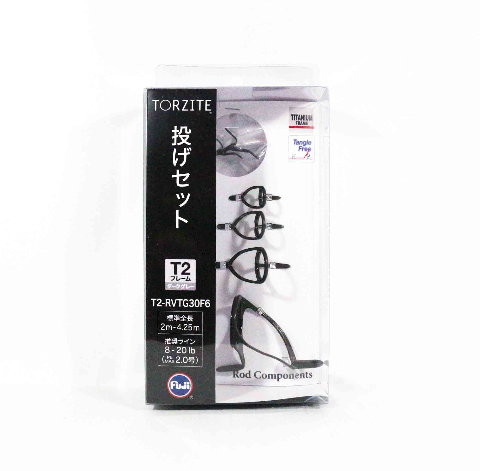 Fuji T2-RVTG Size 30F6 Rod Guide Torzite Titanium Frame Set (3007)