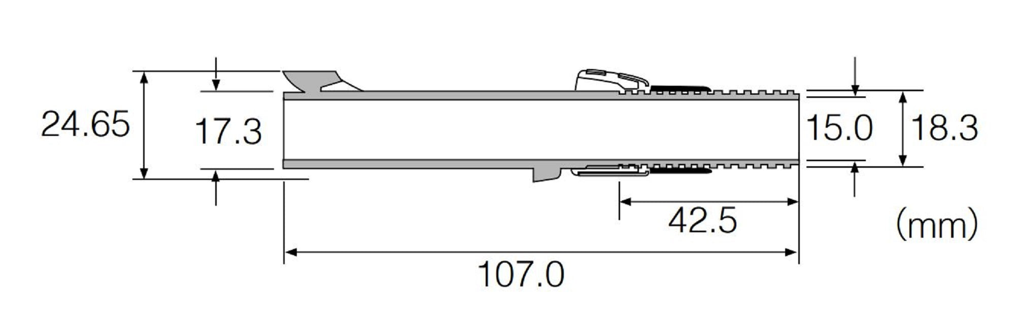 Fuji IPSSD16CC Reel Seat for Spinning (6084)