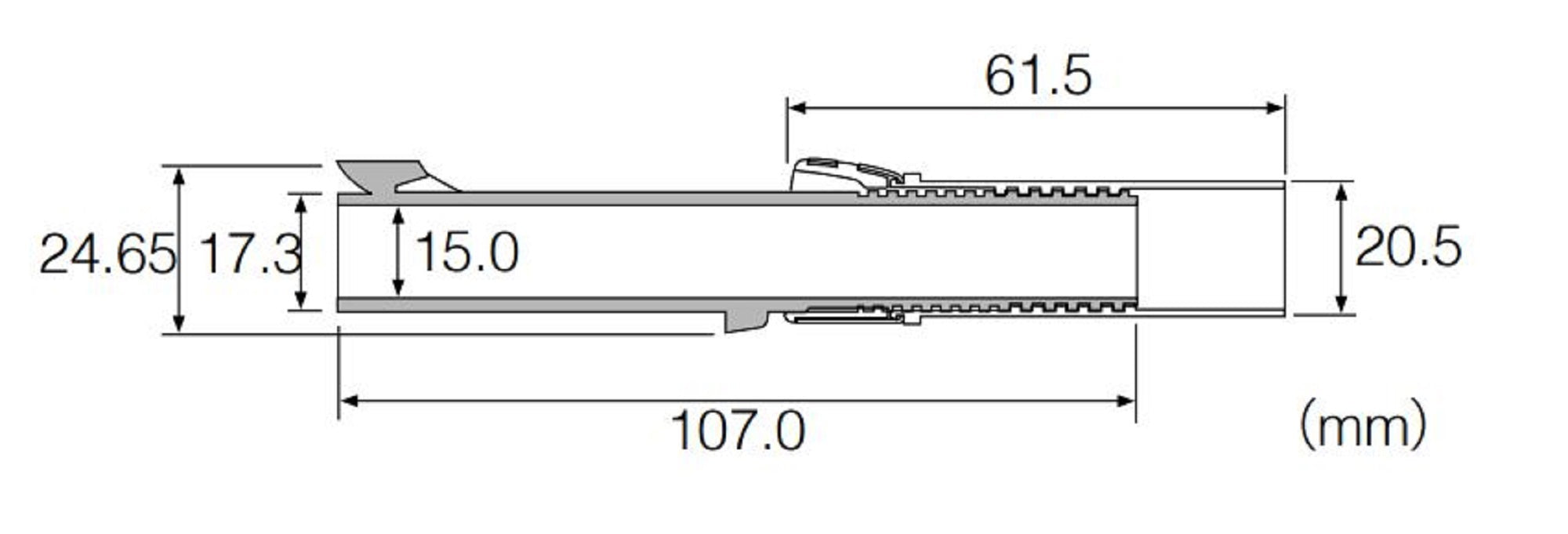 Fuji IPSKN16CC Reel Seat for Spinning (6091)