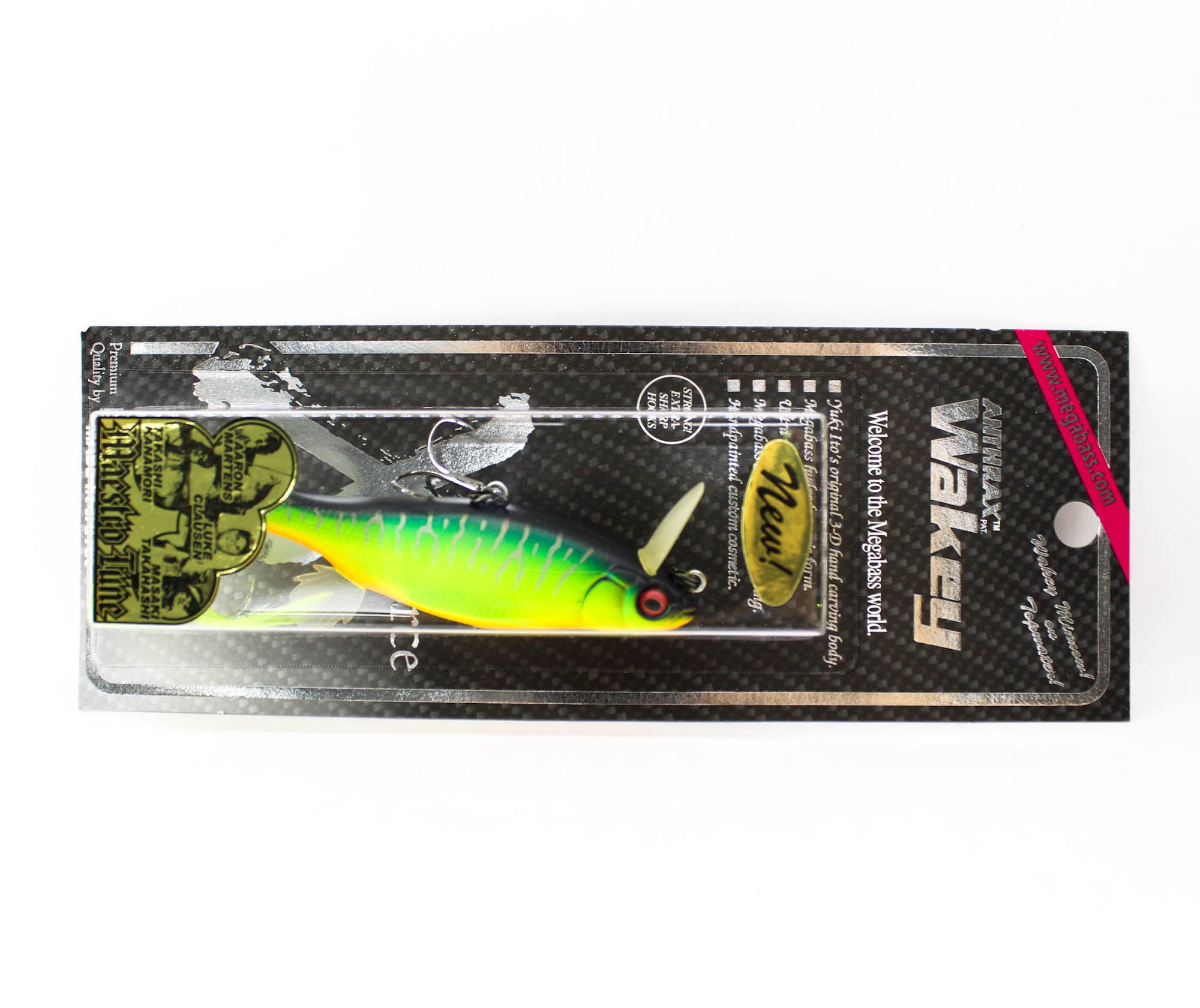 Megabass Anthrax Wakey 83mm 3/8oz Floating Lure Mat Tiger (4619)