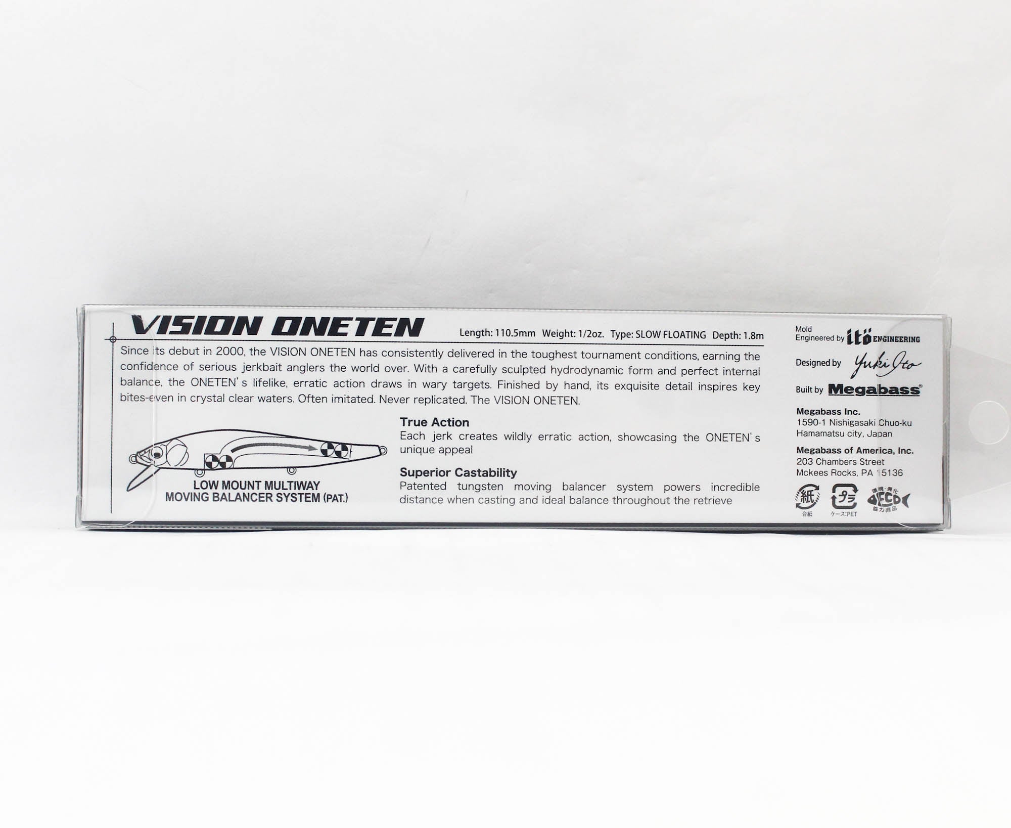 Megabass Vision 110 Oneten Regular Slow Floating M Western Crown (8387)