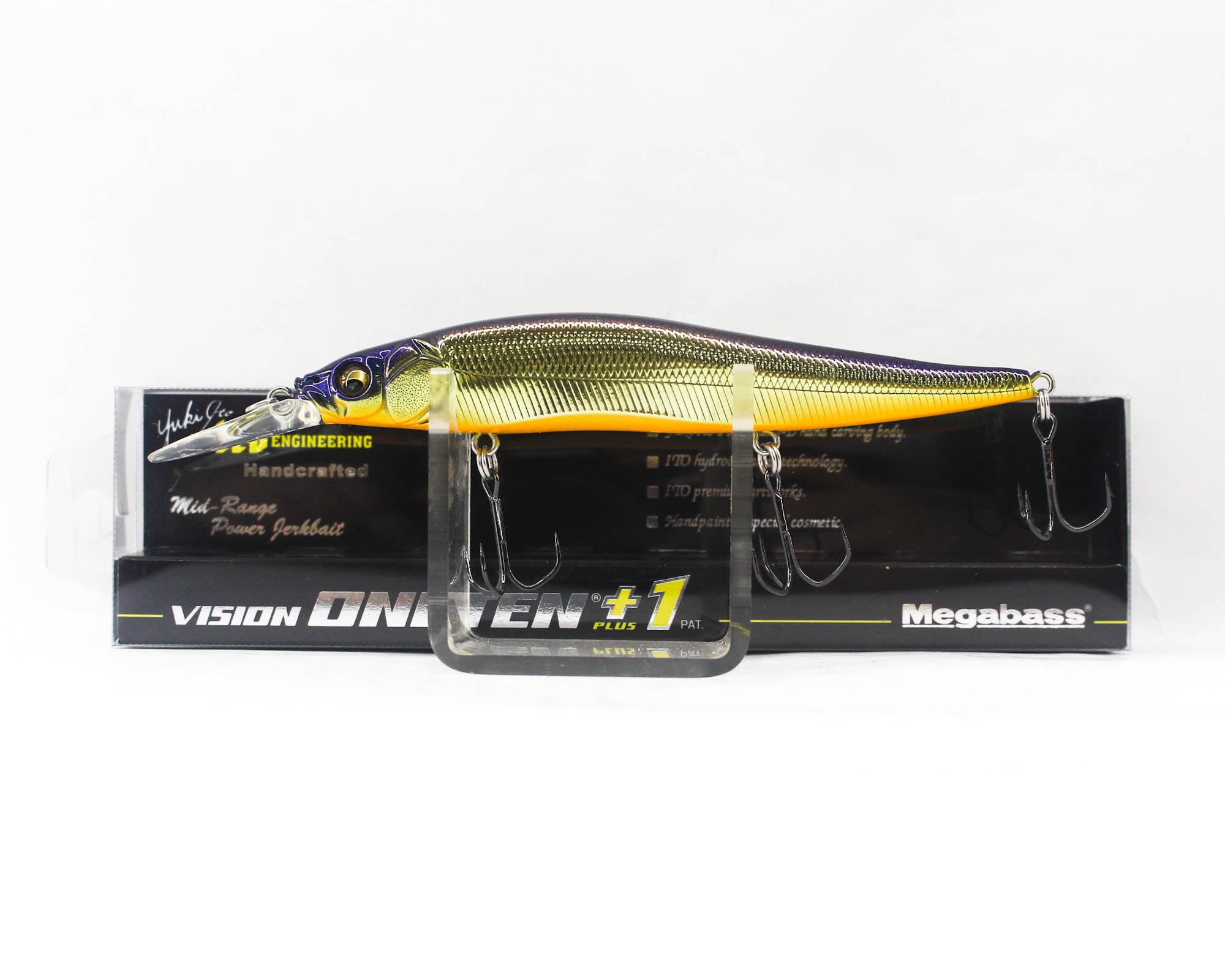 Megabass Vision 110 Oneten 1 Feet Suspend Lure M Champagne Black (0386)