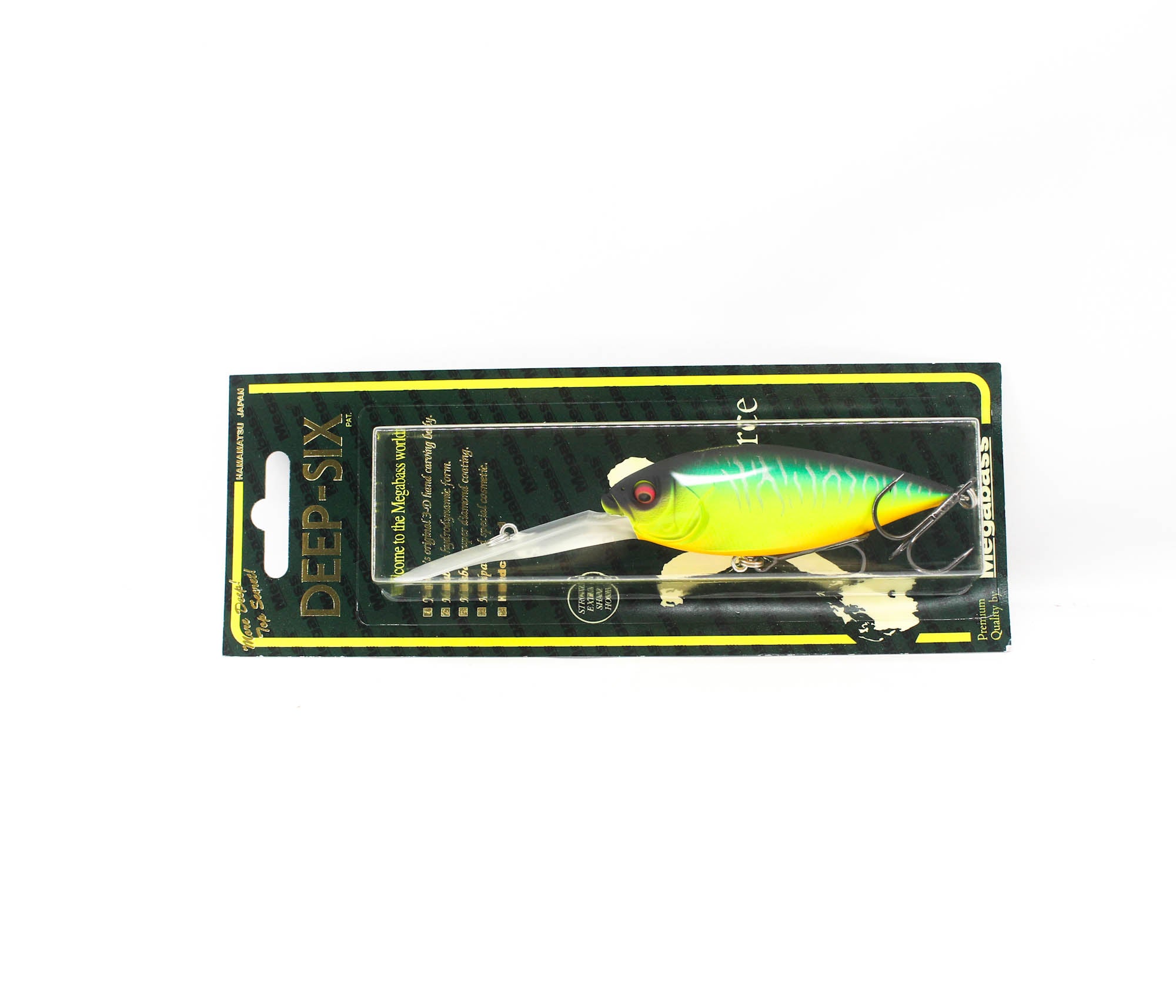 Megabass Deep Six 80 mm 7/8 oz Floating Lure Matt Tiger (6196)