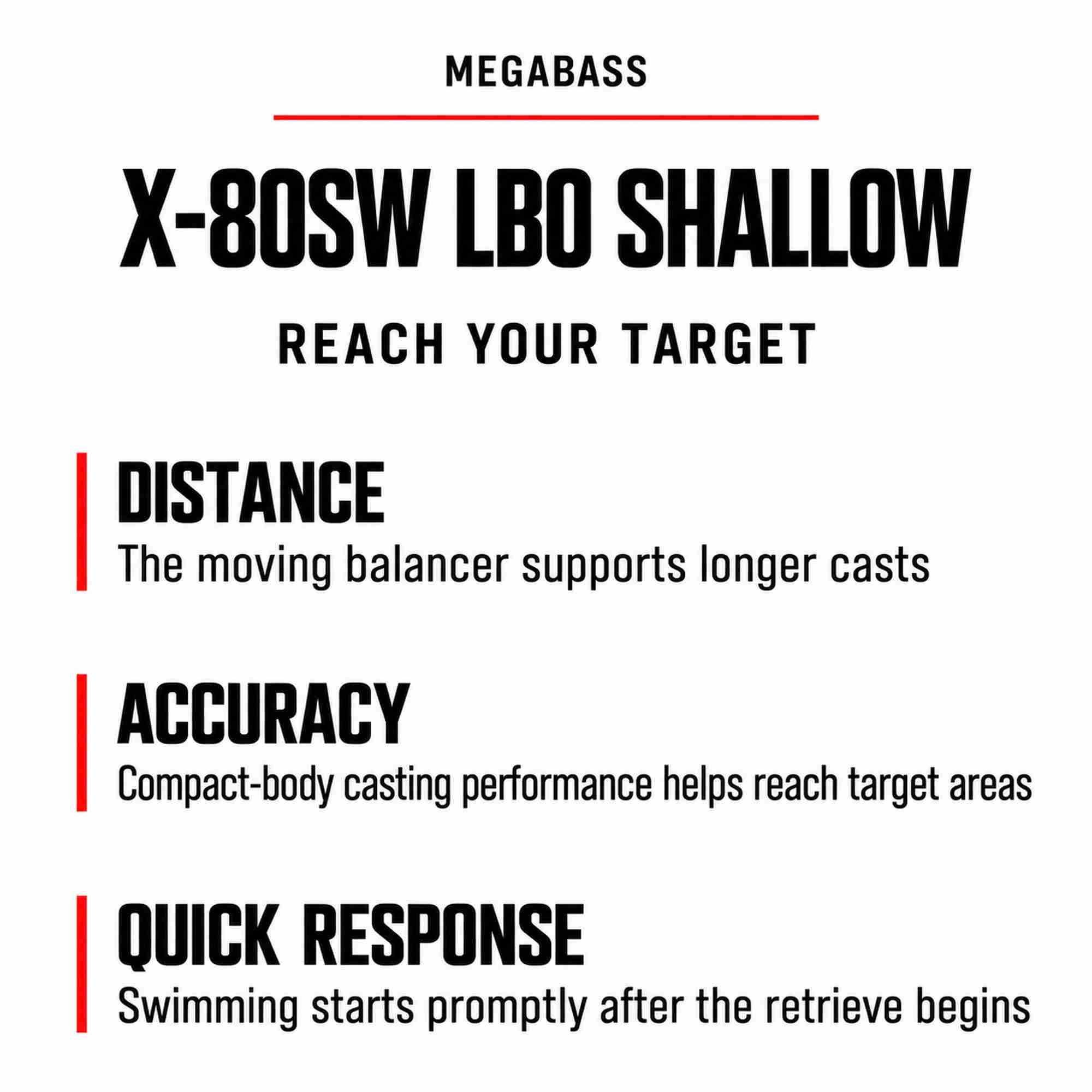 Megabass X-80 SW LBO Shallow Sinking Lure GG Sardine (9741)