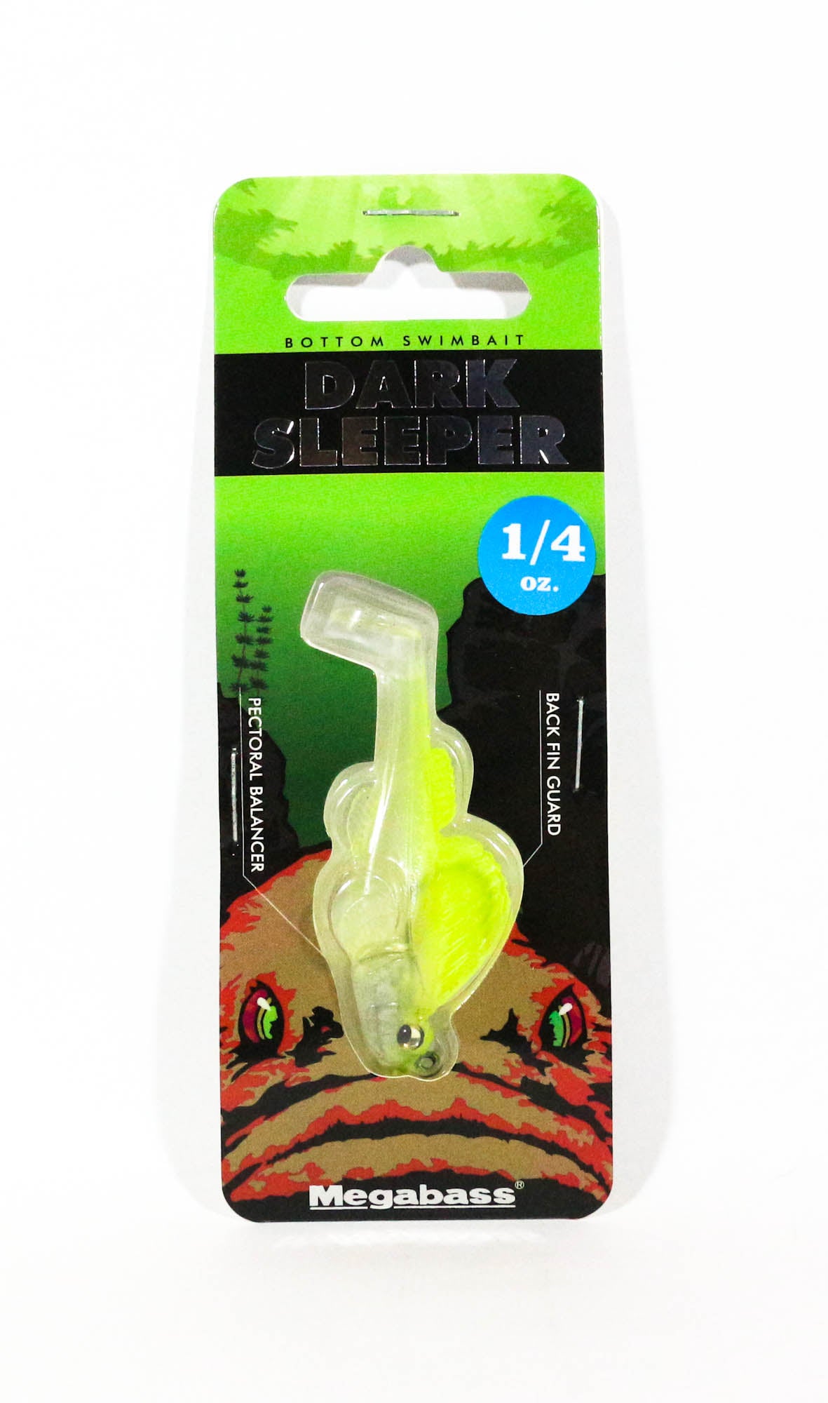 Megabass Soft Lure Dark Sleeper 2.4 Inch 3/8 oz Clear Chart Megabass Soft Lure Dark Sleeper 2.4 Inch 3/8 oz Clear Chart