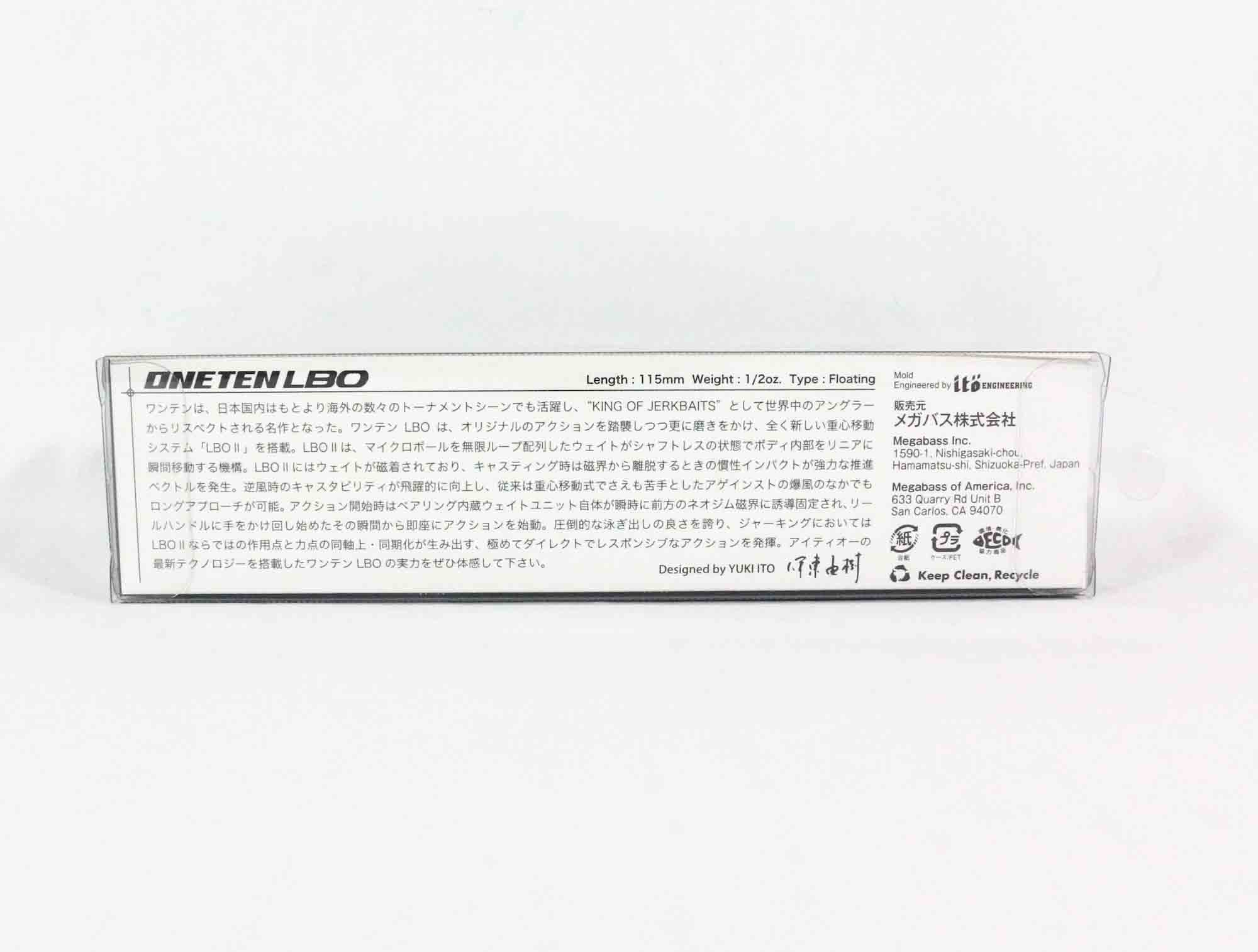 Megabass Vision 110 Oneten LBO Floating Lure M Wakasagi (4387)