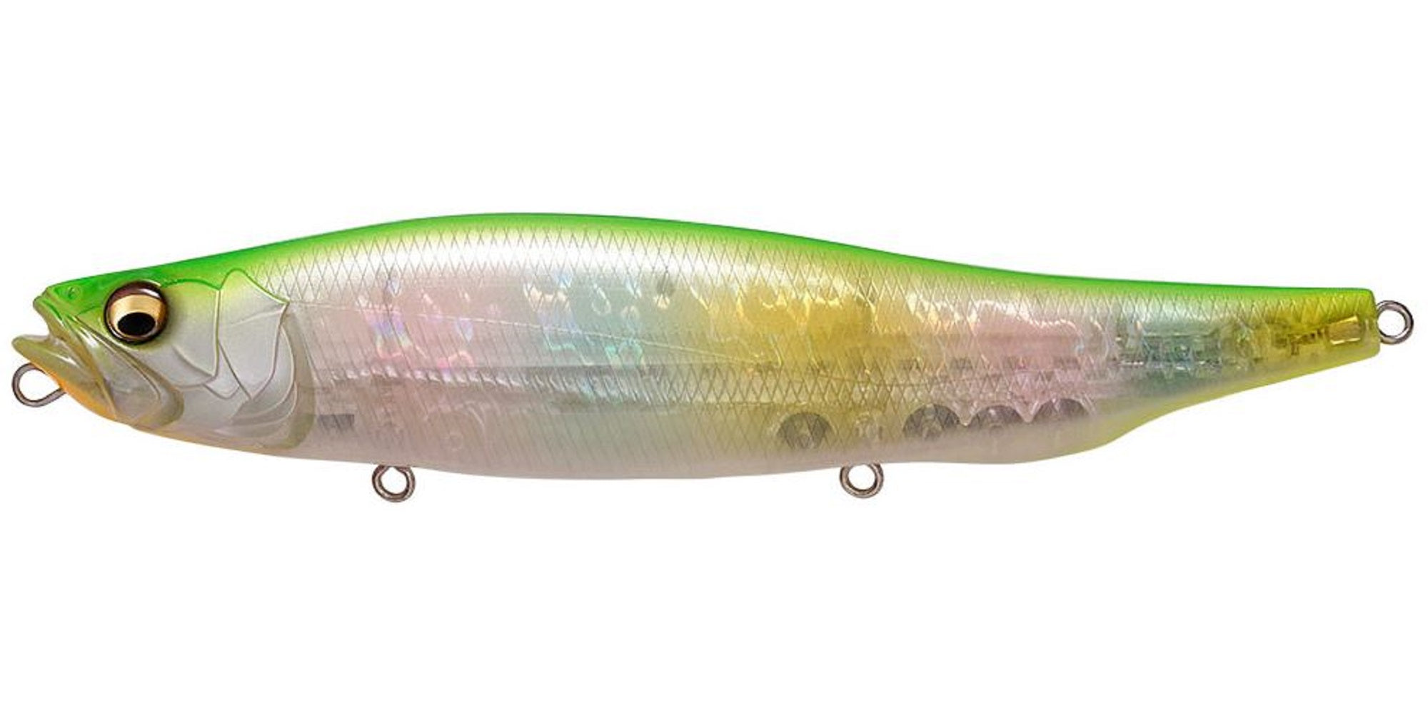 Megabass Megadog 220 Floating Lure GP Lime Rainbow (4614)