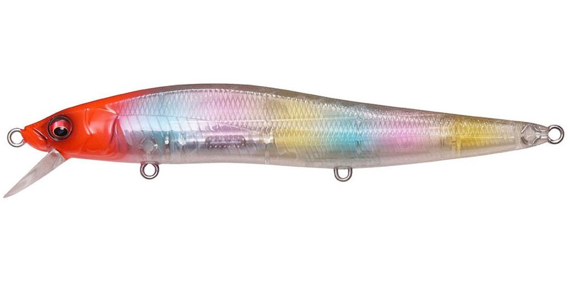 Megabass Vision 110 Oneten LBO SW Floating Lure GLX Candy Red Head (4873)