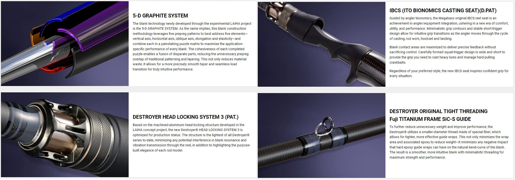 Megabass Rod Baitcast F3-610X Hien Bait Finesse (2885)