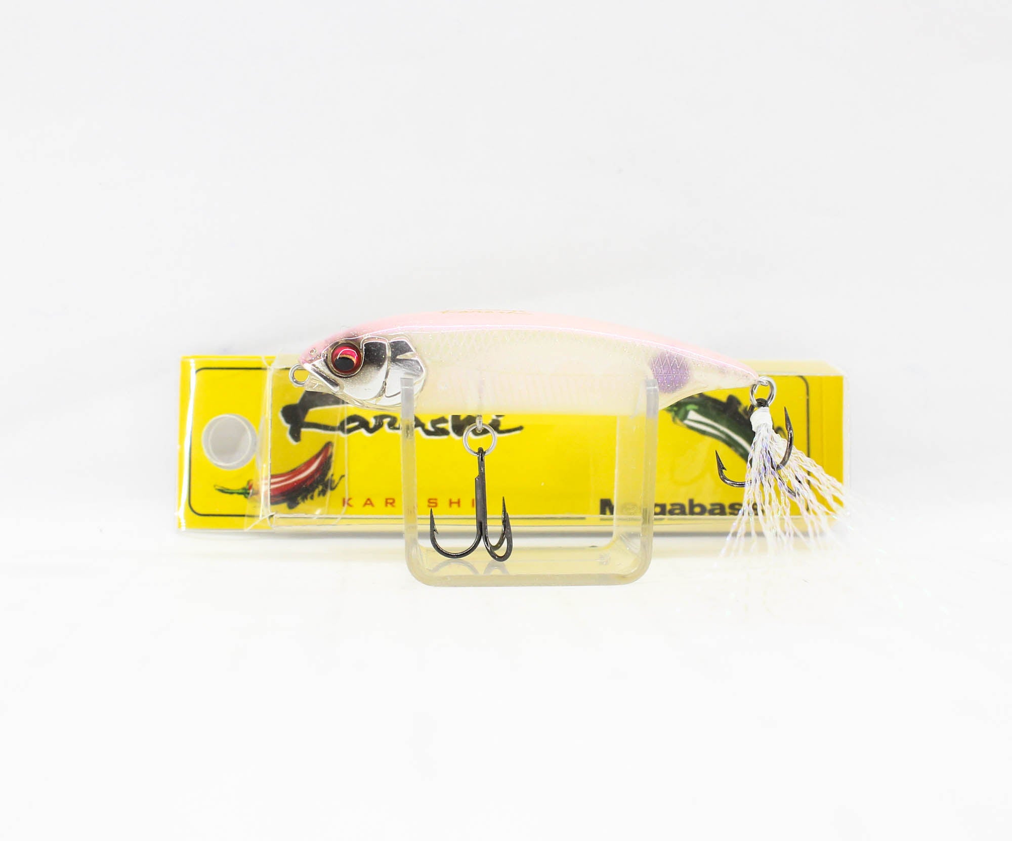 Megabass Karashi Lipless 59 mm 3/16 oz Sinking Lure GLX Frozen Pink (6654)