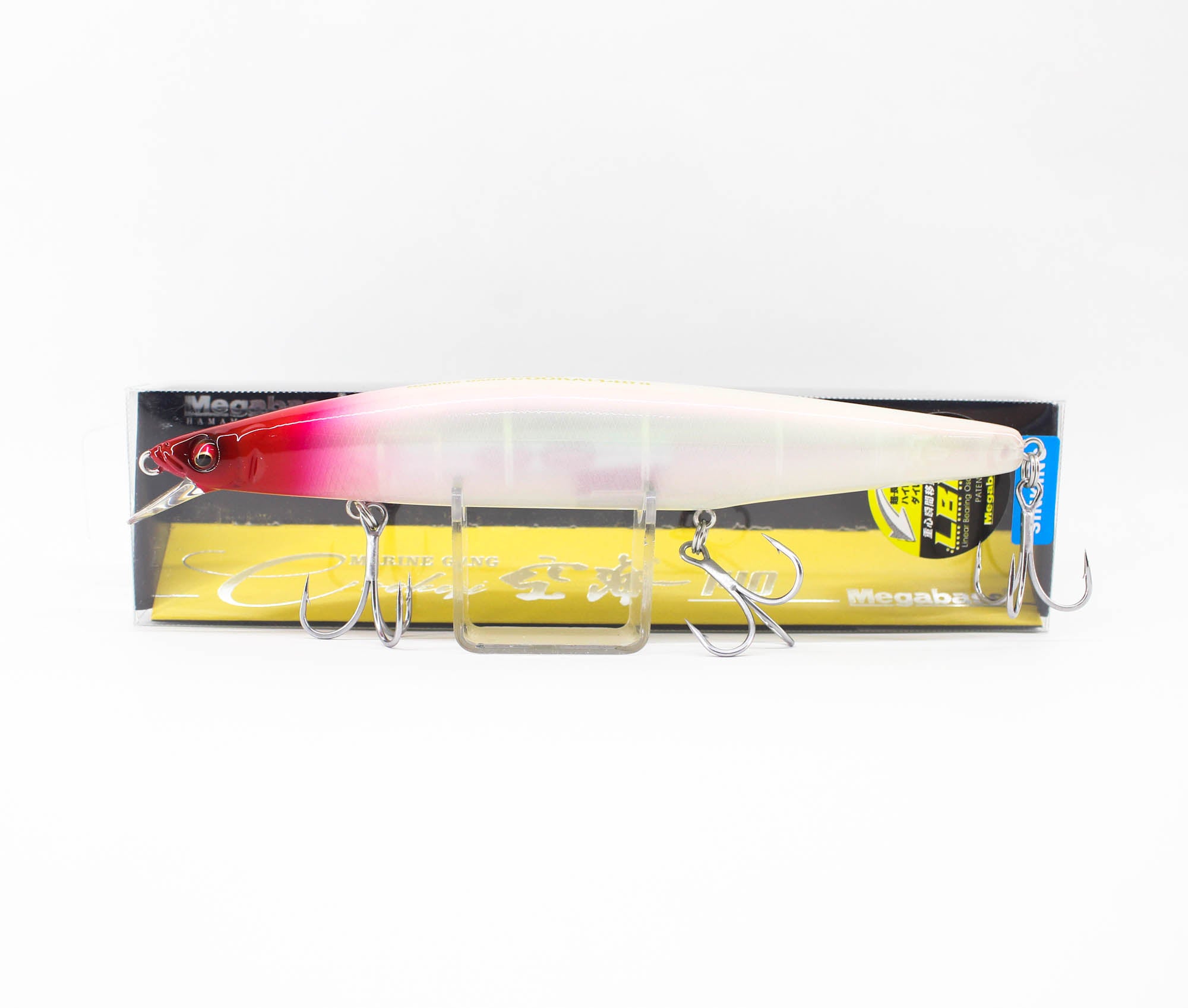Megabass Marine Gang 140S Sinking Lure PM Ghost Red Head (1795)