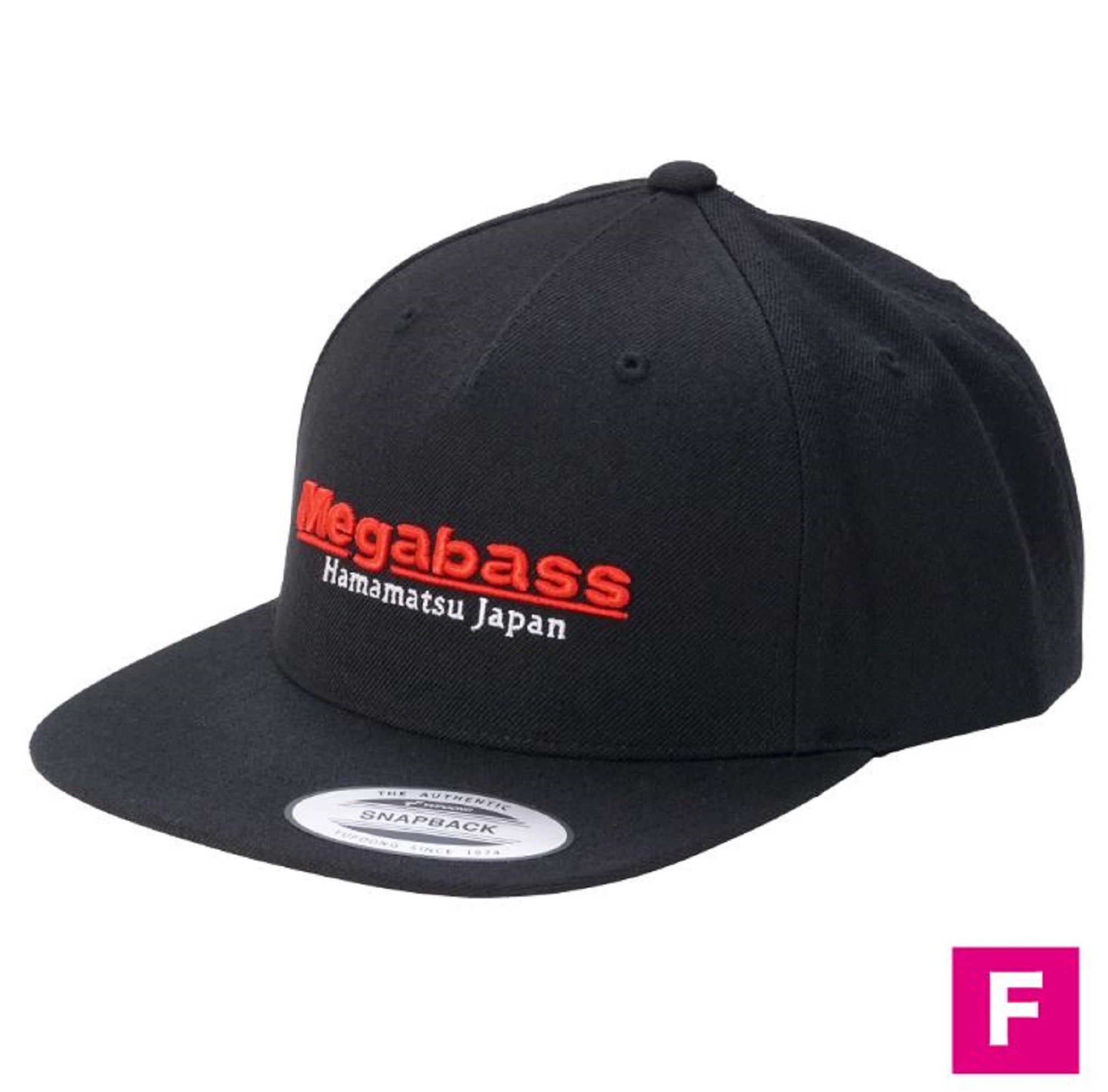 Megabass Cap Classic Snapback Black Red (2235)