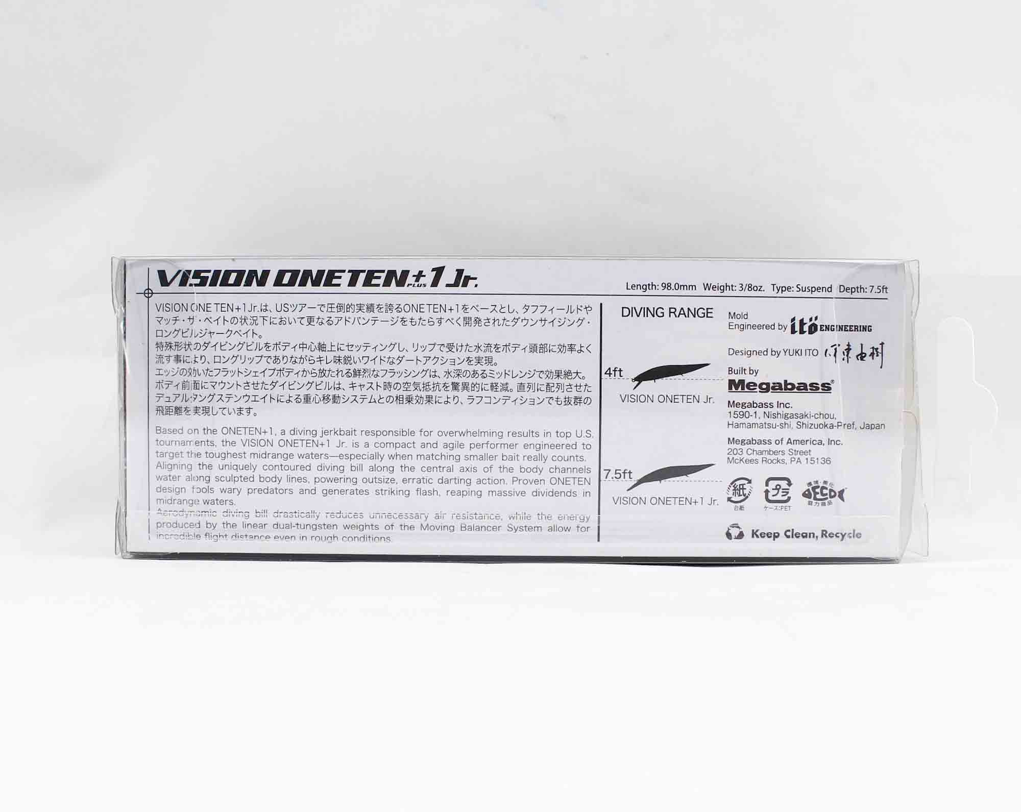 Megabass Vision 110 +1 JR Suspend Lure GLX Western Crown (2556)
