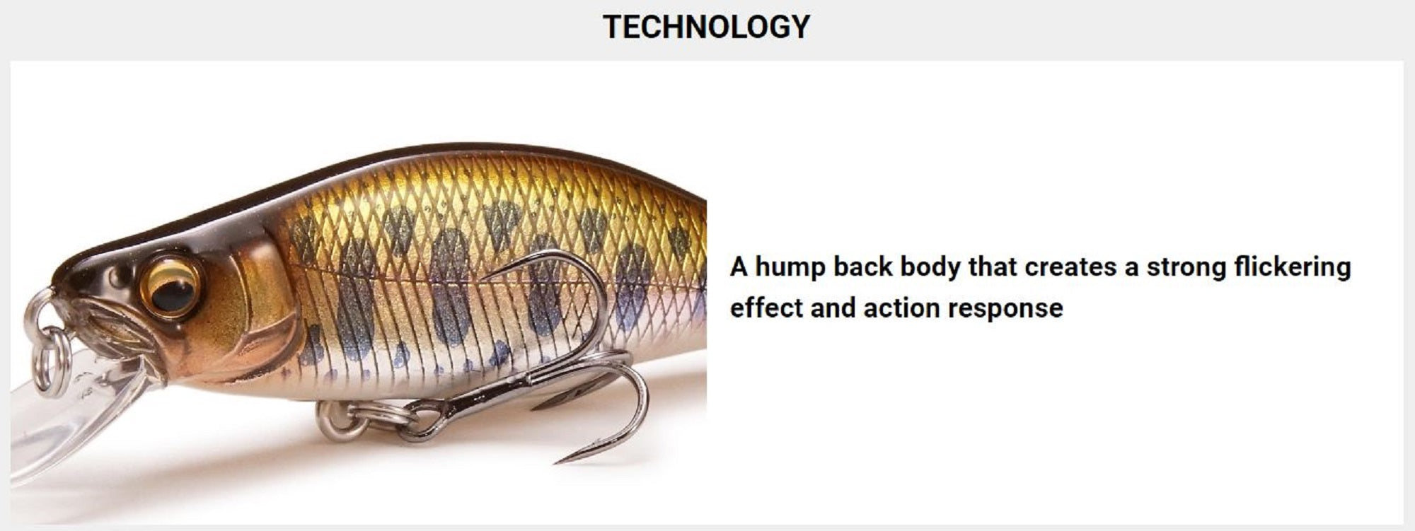 Megabass GH 46 Humpback FS Sinking Lure M Red Stream 2 (4215)