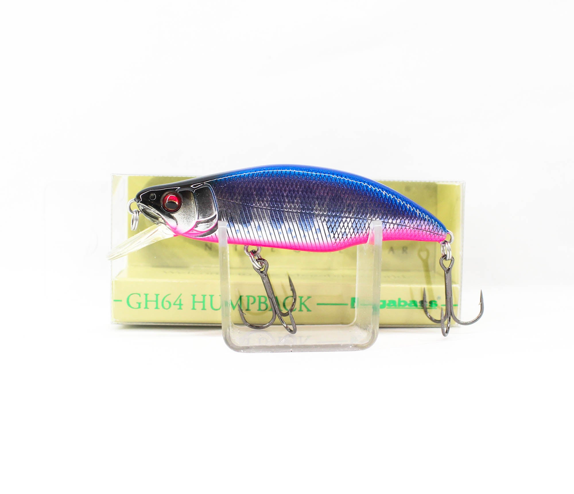 Megabass GH 64 Humpback FS Sinking Lure M Blue Pink Stream (4581)