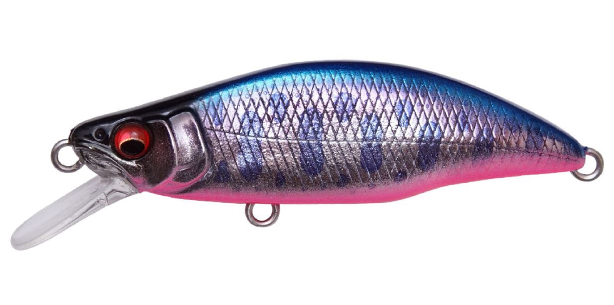 Megabass GH 64 Humpback FS Sinking Lure M Blue Pink Stream (4581)