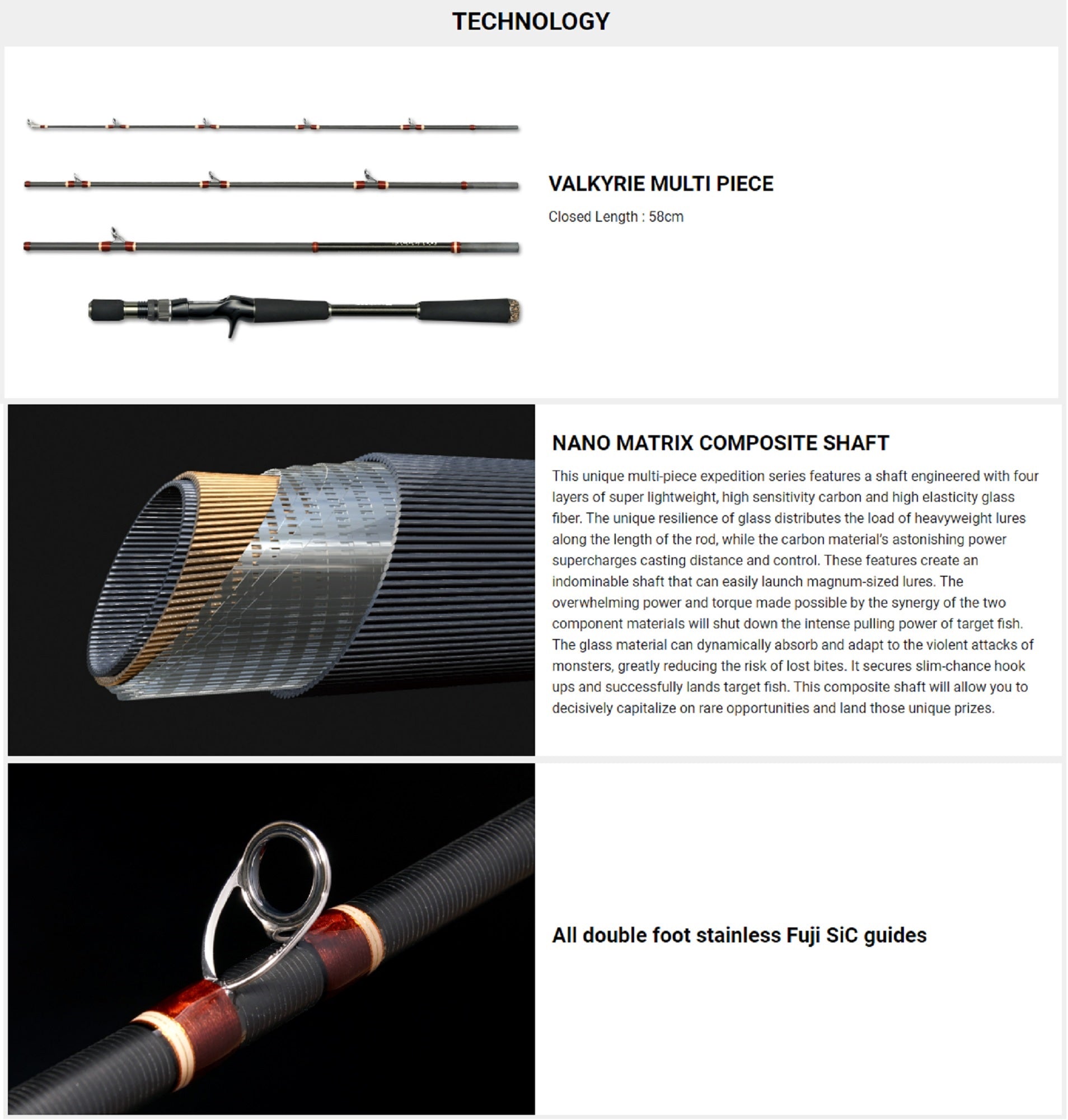 Megabass Rod Baitcast Valkyrie World Expedition VKC-68M-4 (6547)