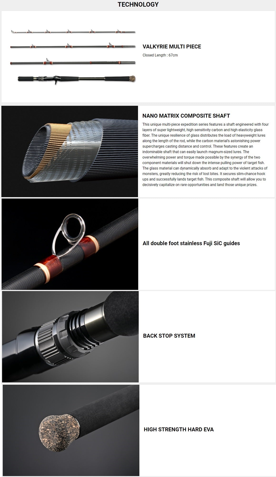 Megabass Rod Baitcast Valkyrie World Expedition VKC-711XH-4 (6578)