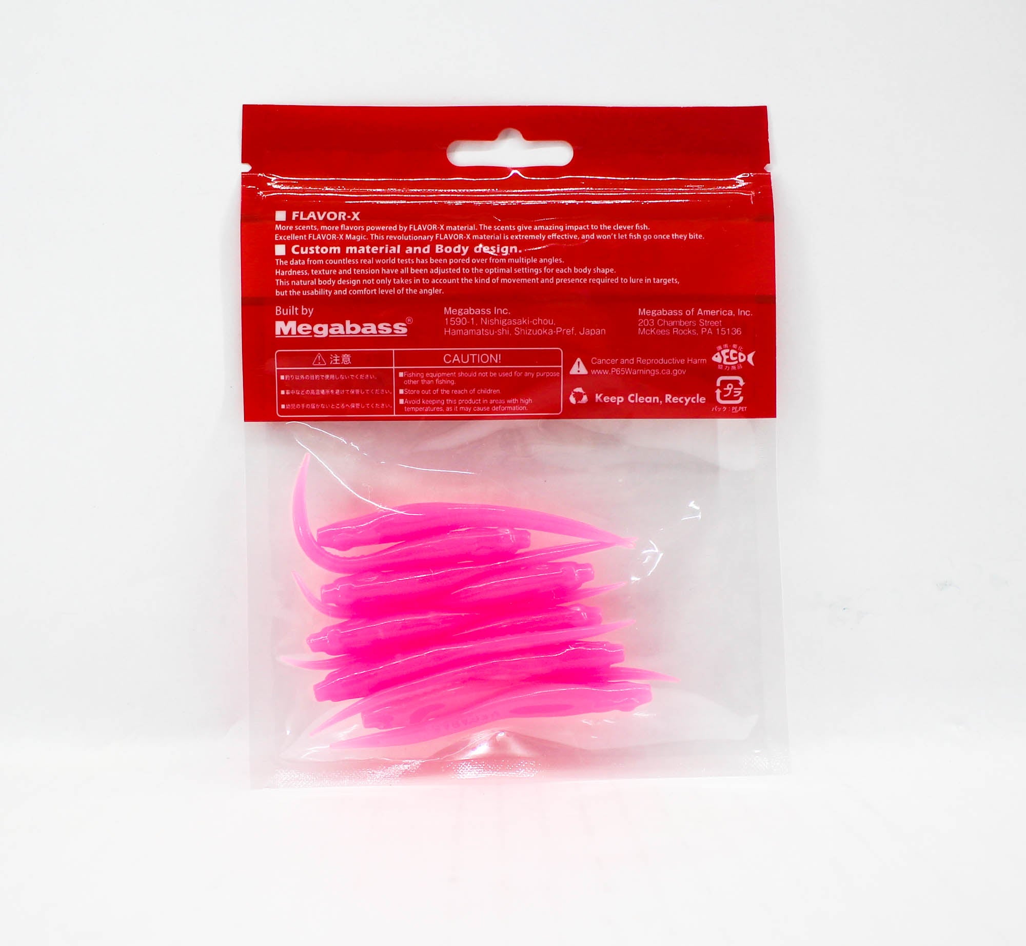 Megabass Soft Lure Hazedong 3 Inches Bed In Pink (0572)