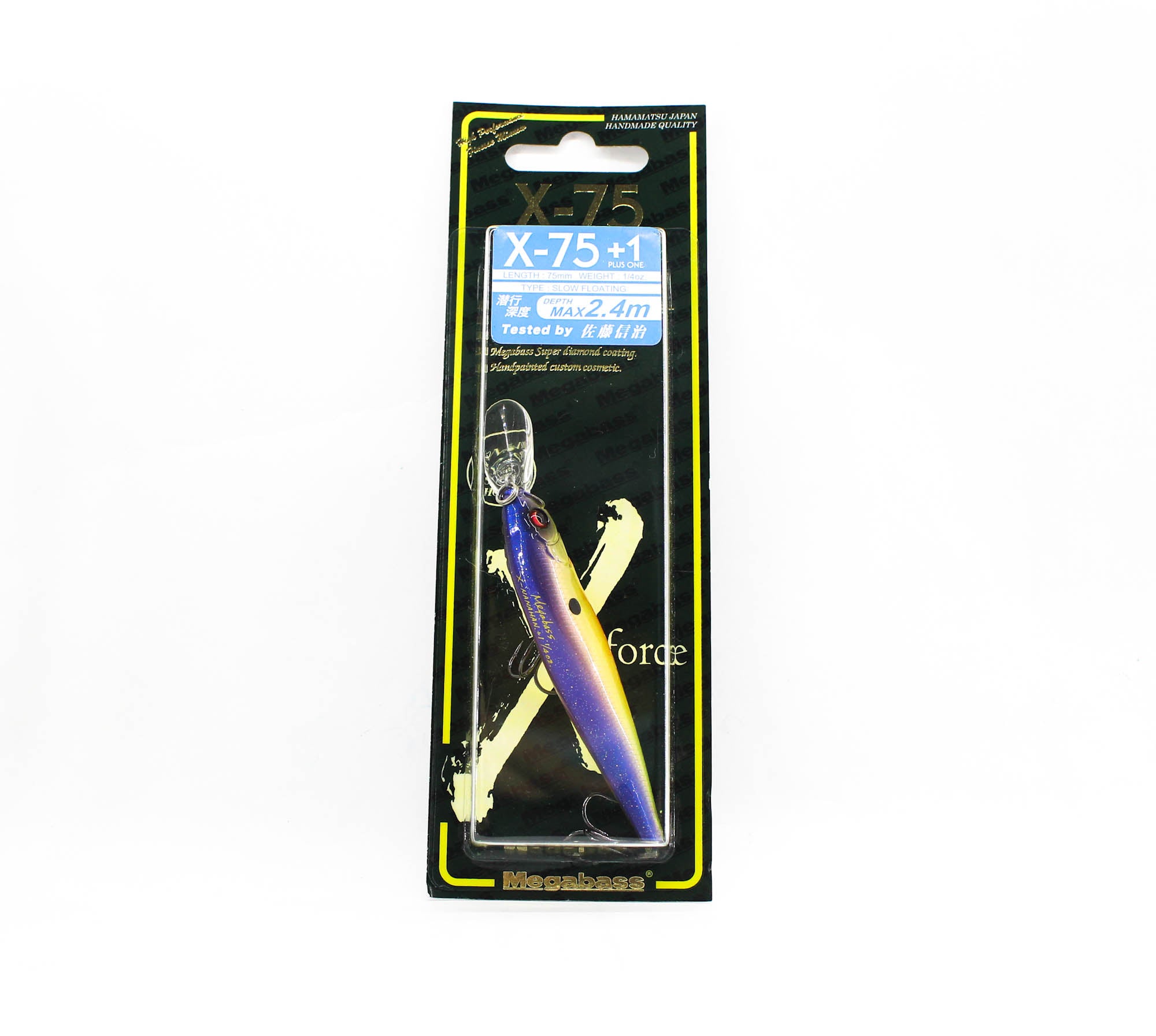 Megabass X-Nanahan +1 75 mm 1/4 oz Floating Lure Sexy Monro (1456)