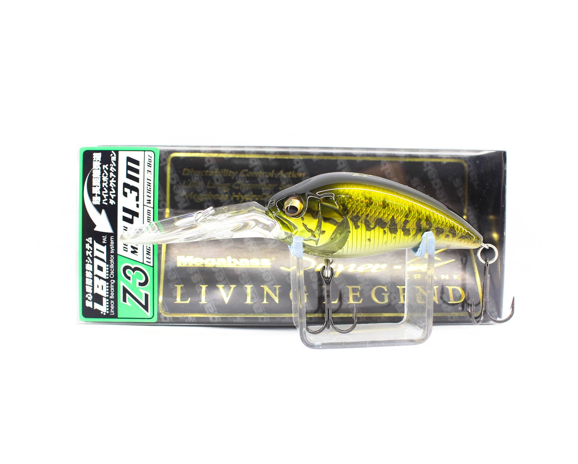 Megabass Super-Z Z3 53 mm 3/8 oz Floating Lure GG Bass (2460)