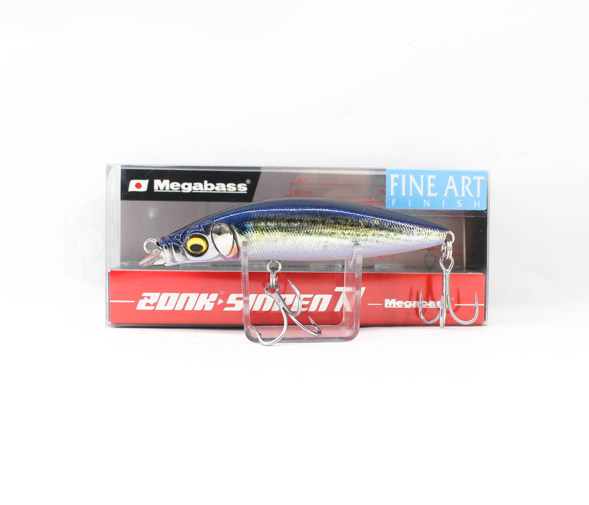 Megabass Zonk Sinpen 77 Sinking Lure FA Inlet Inakko (3221)