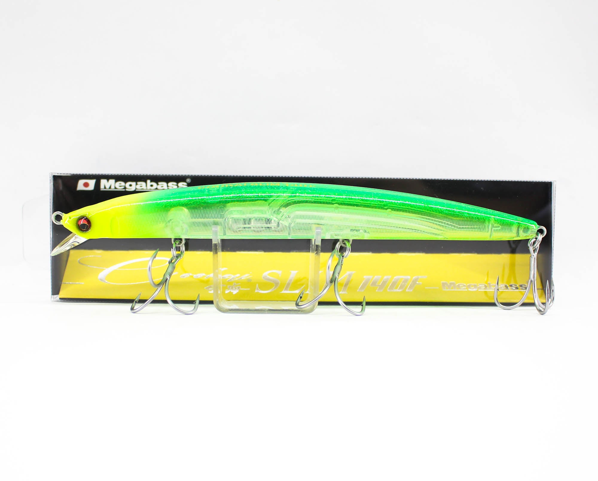 Megabass Cookai Slim 140F Floating Lure GP Sparkling Chart Head (6338)