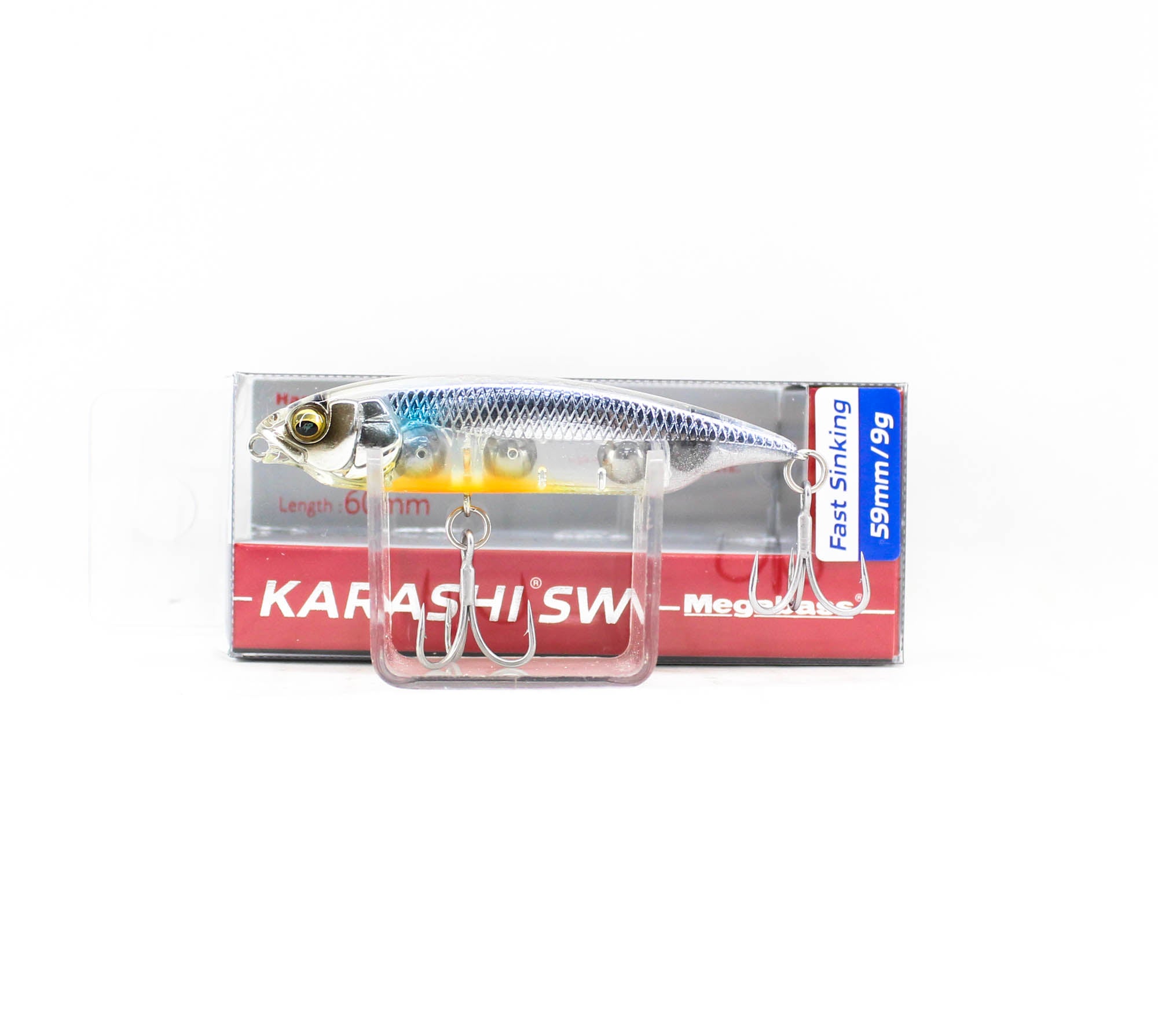 Megabass Karashi SW FS Fast Sinking Lure HT Clear Inakko (0830)