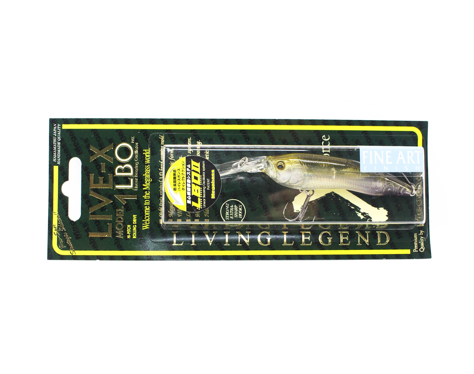 Megabass Live-X Model 1 74mm 3/8 oz Floating Lure FA Ghost Wakasagi (1066)