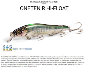 Leurre Megabass Vision 110 Oneten – Flottant – Wagin Oikawa (1097) – Neuf