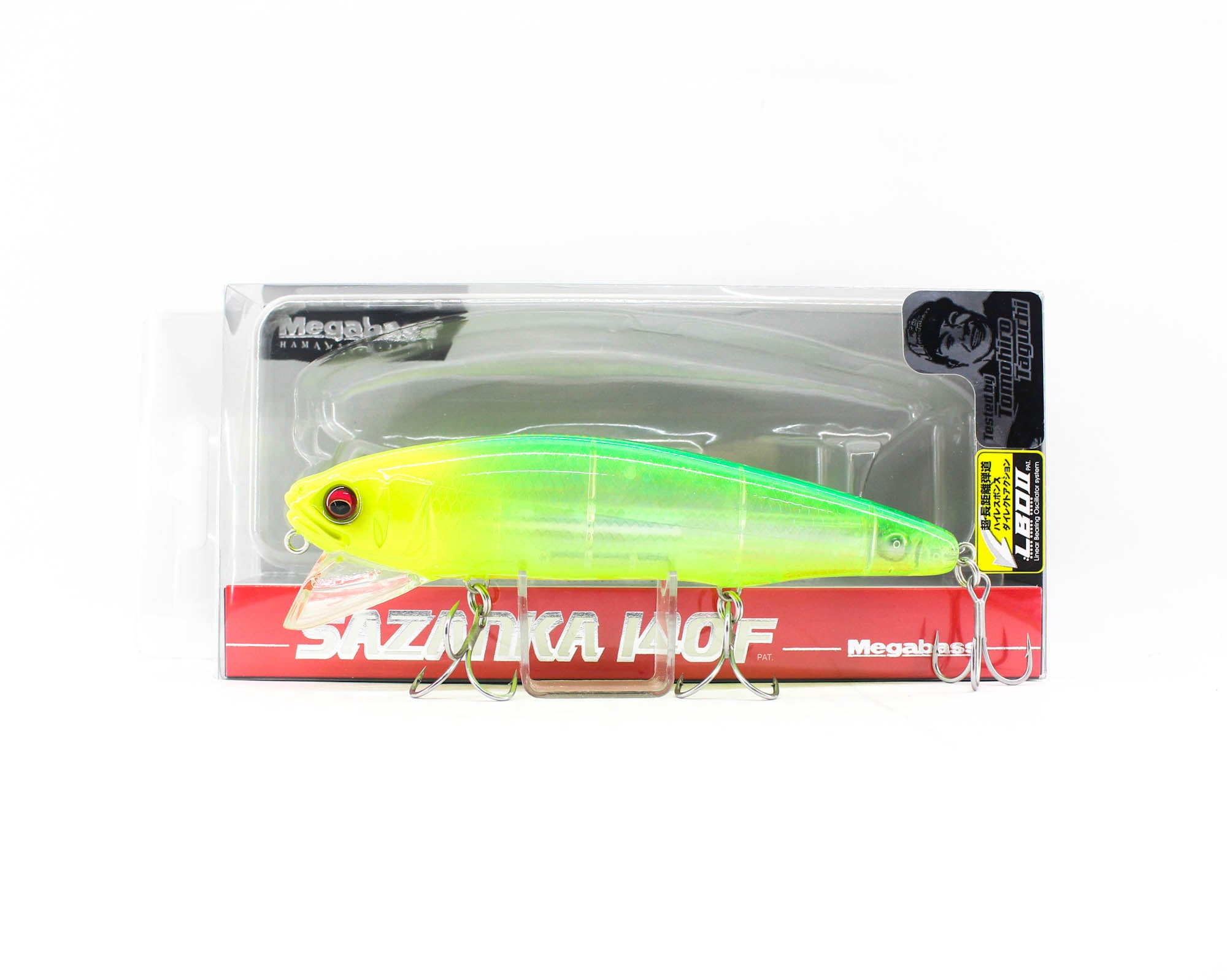 Megabass Sazanka 140F Floating Lure GP Sparkling Chart Head (5323)
