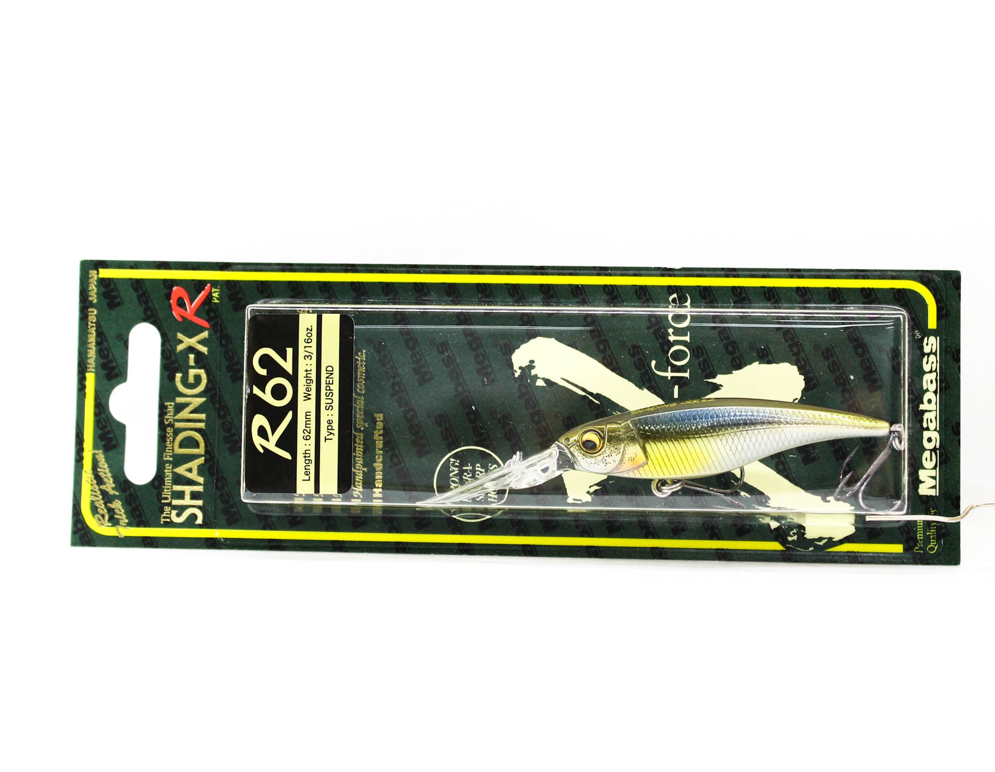 Megabass Shading X R 62SP Suspend Lure DD Silver Shad (9949)