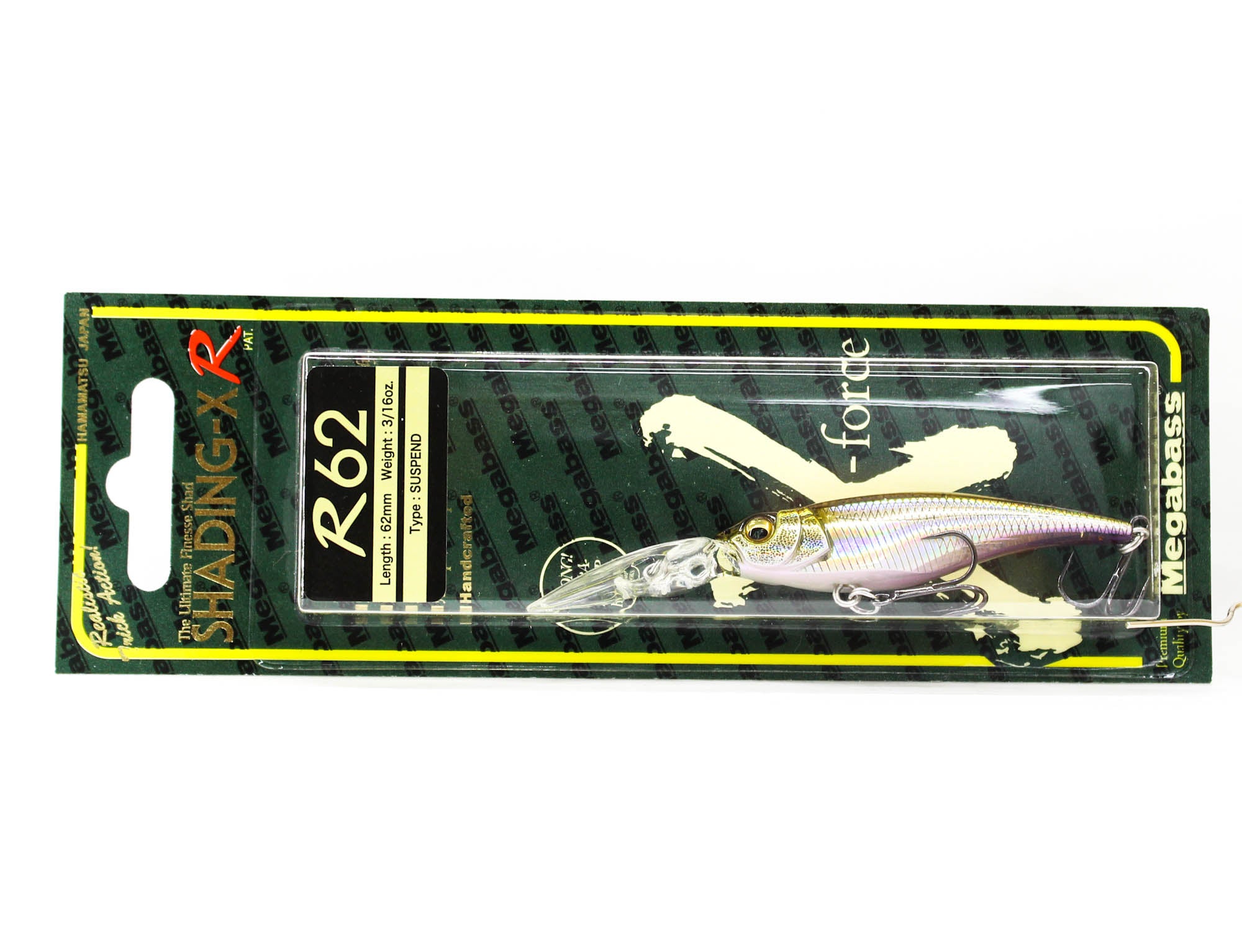 Megabass Shading X R 62SP Suspend Lure LZ Wakasagi (9956)