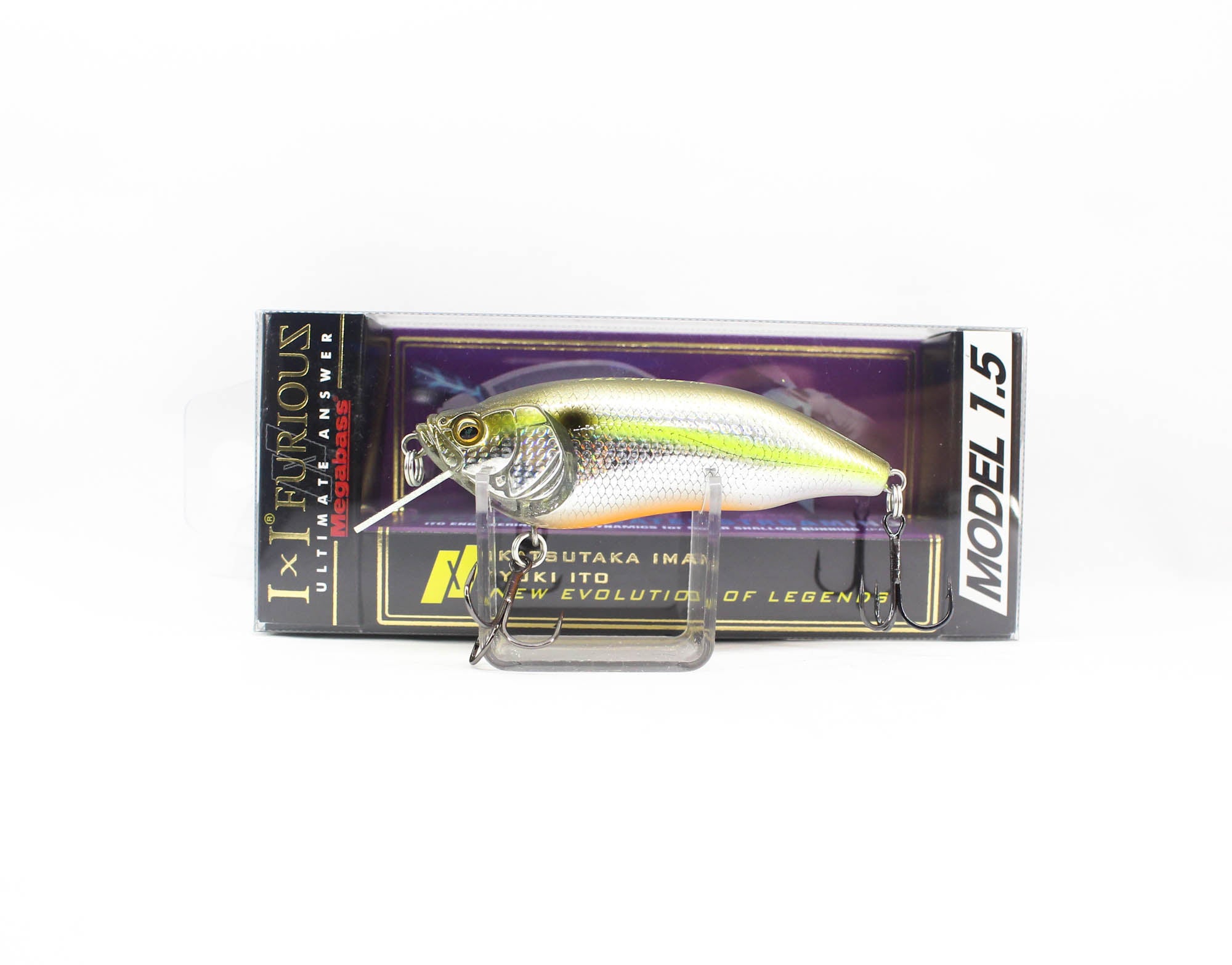Megabass I X I Furious 1.5 64 mm 1/4 oz Floating Lure DD Sexy Shad (2383)
