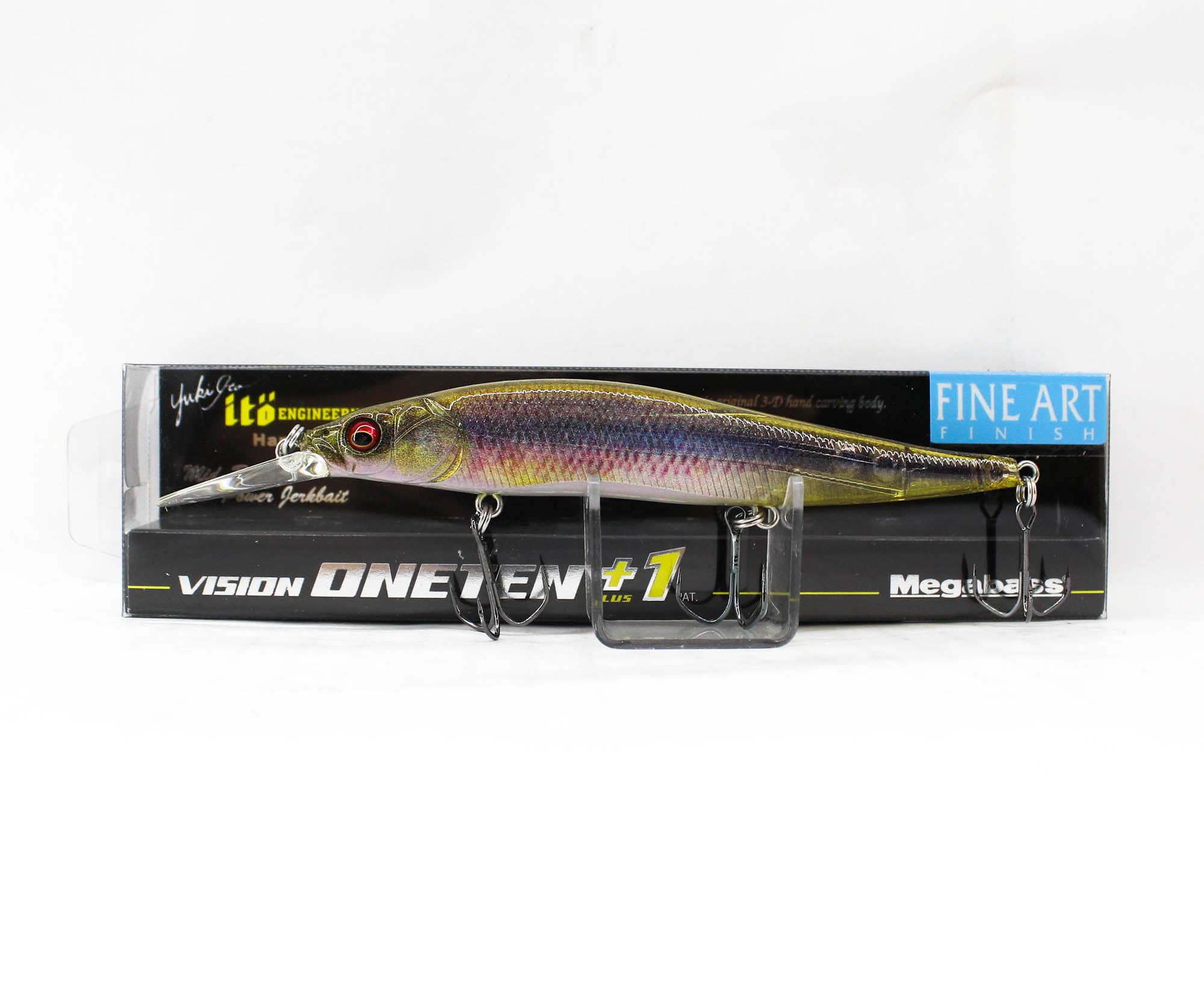 Megabass Vision 110 Oneten 1 Feet Suspend Lure FA Ghost Kawamustu (0579)