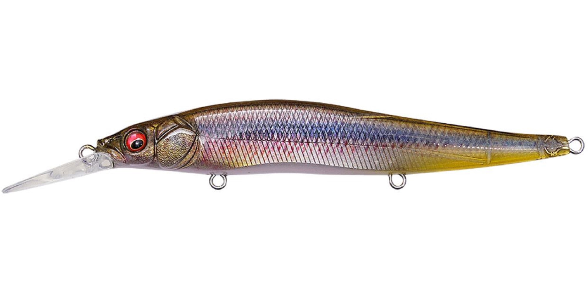 Megabass Vision 110 Oneten 1 Feet Suspend Lure FA Ghost Kawamustu (0579)