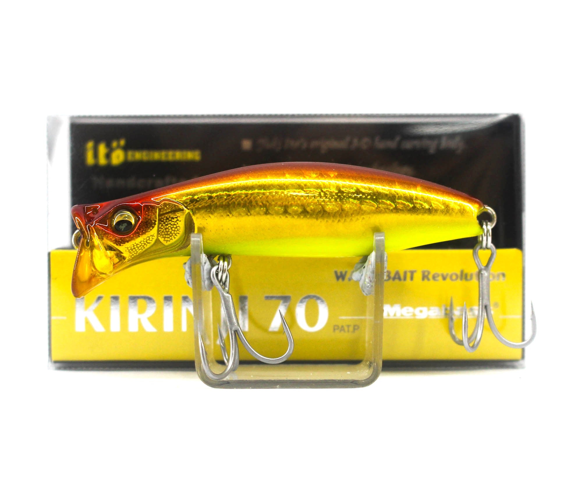Megabass Kirinji 70 Floating Lure GG Akakin CB (3815)