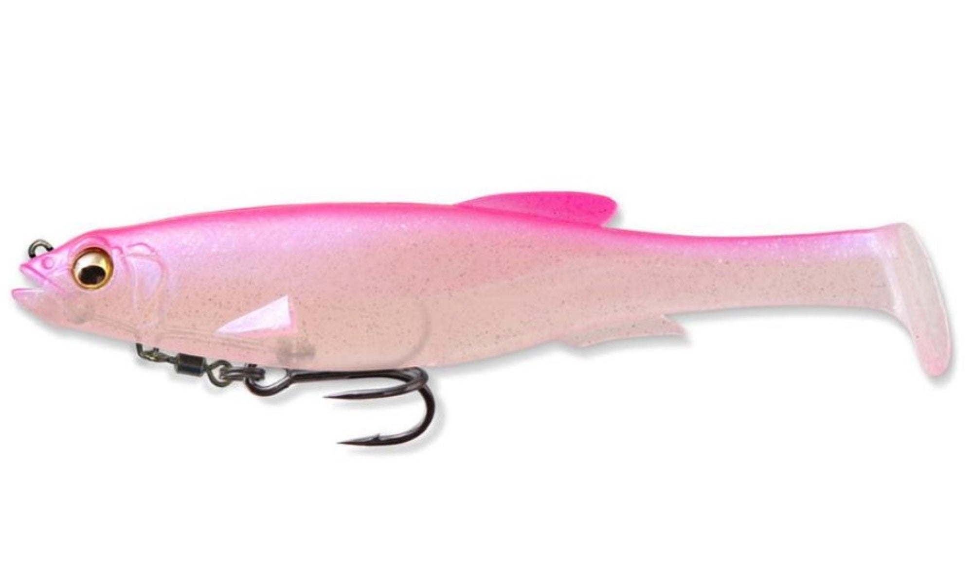 Megabass Soft Lure Mag Draft 5 Inch Sinking Lure Pink Back Shad (8254)